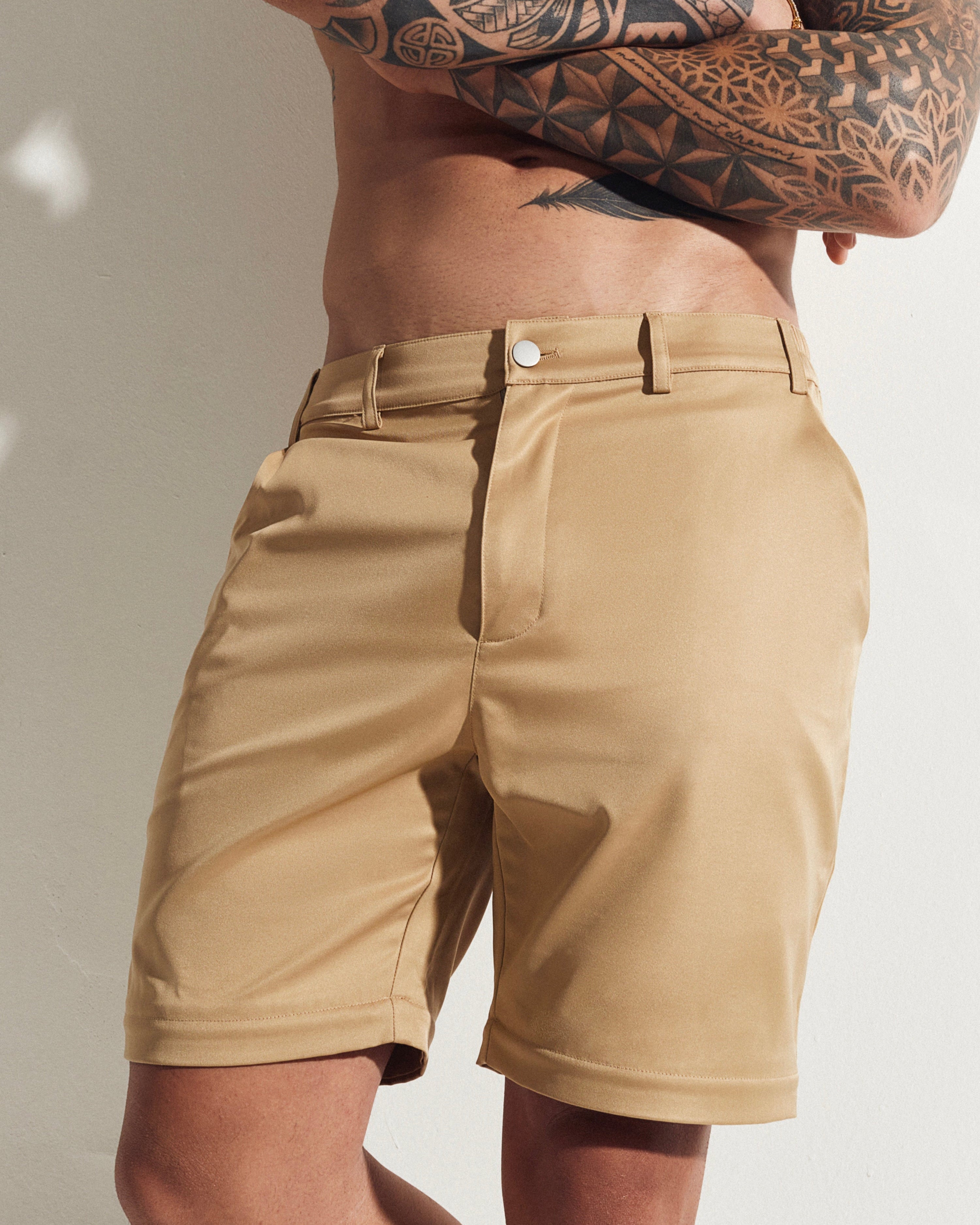 Etalon Convertible Trouser/Short - close-up of silver hem buttons and zipper
