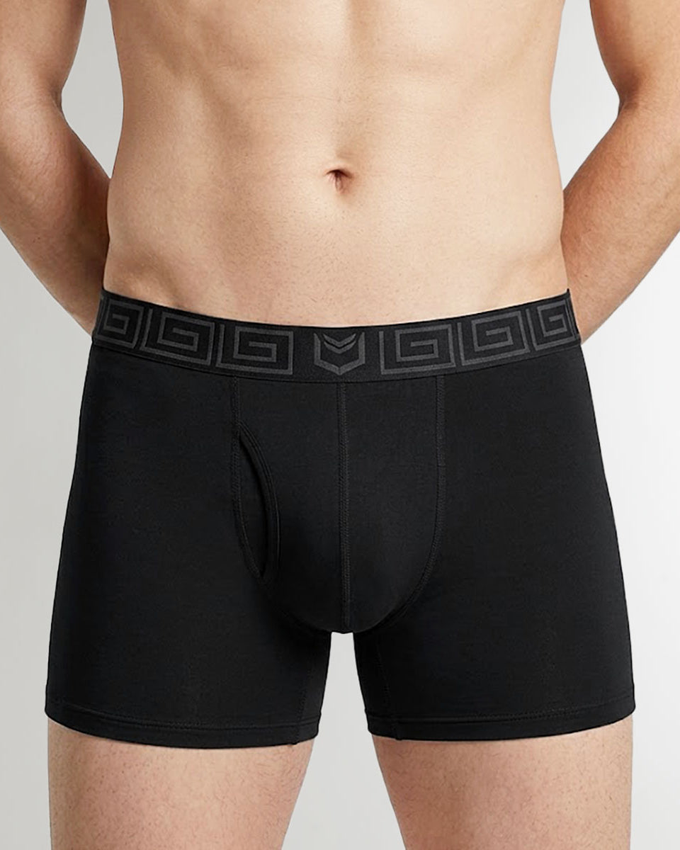 Sheath 2.1 Bamboo Men's Dual Pouch 3" Boxer Brief