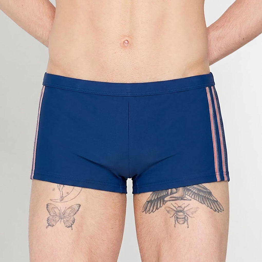 HOM Nautical Cup Swim Trunk Navy