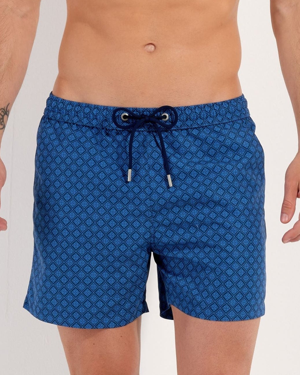 HOM Maiolica Beach Boxer - Blue Print