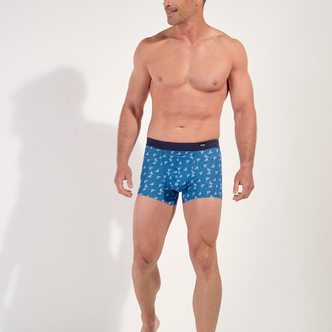 HOM Comfort Boxer Brief HO1 Blue Print