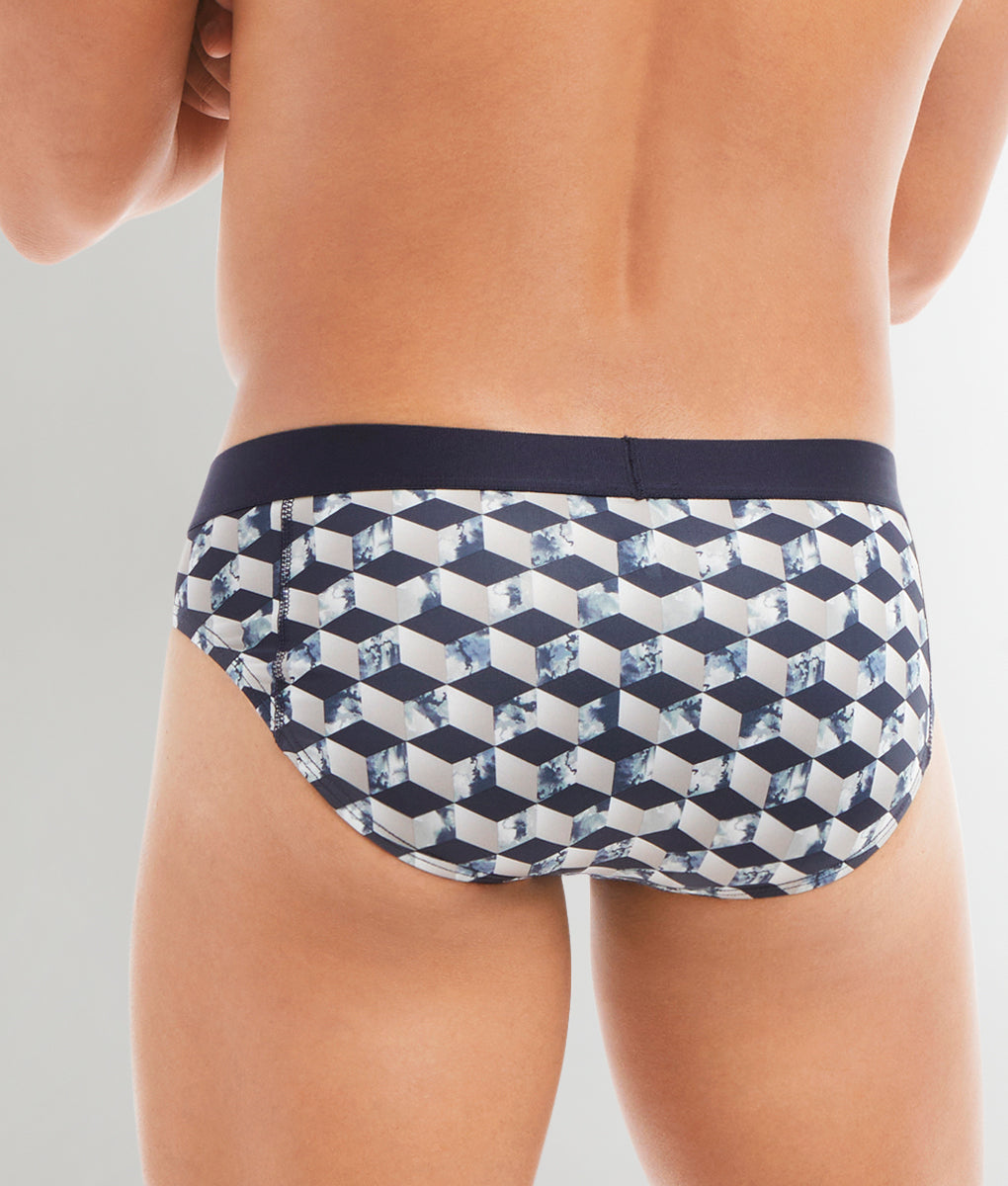 2(X)IST Sliq Brief 2(X)IST Sliq Brief Cubism-print