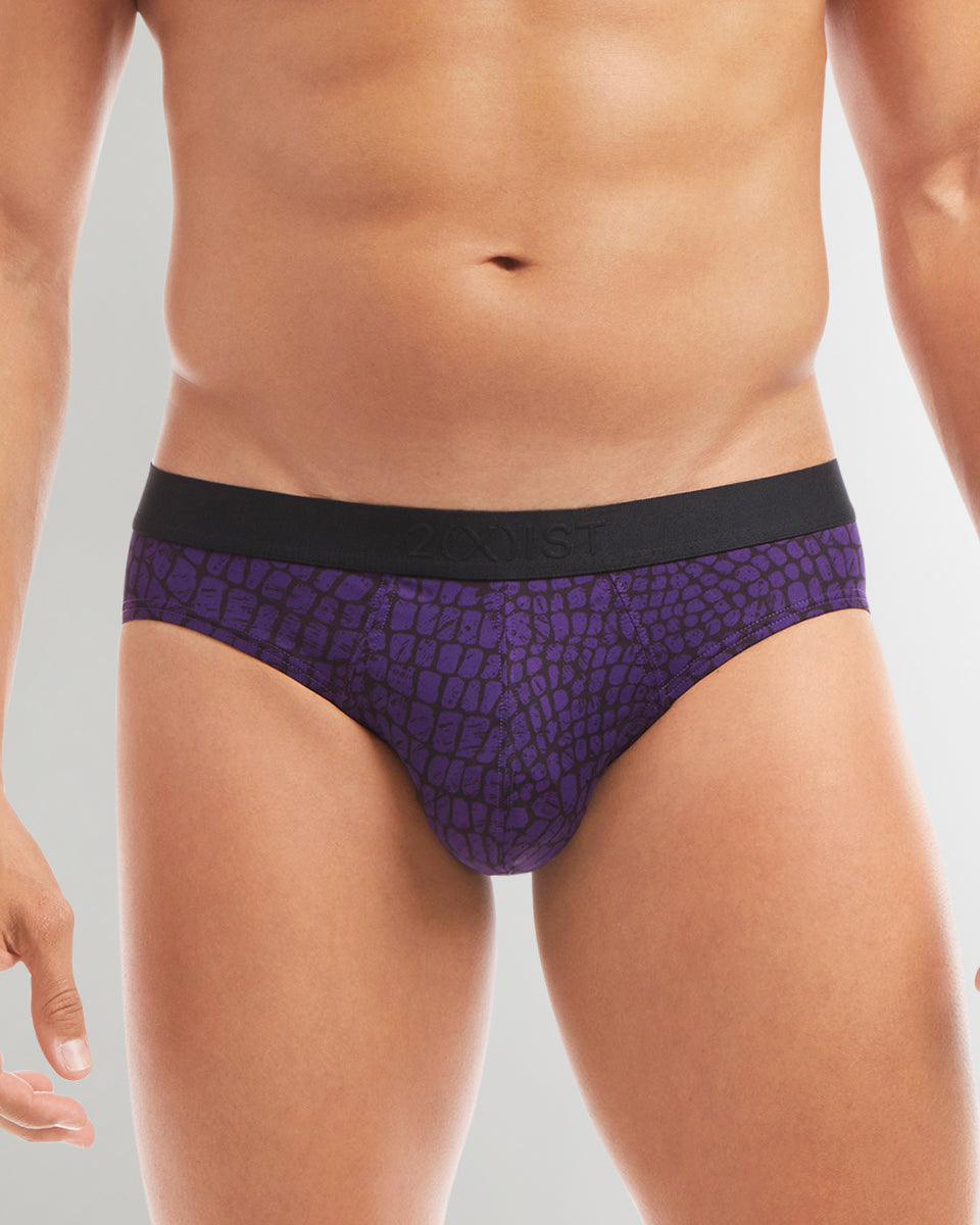 2(X)IST Sliq Brief 2(X)IST Sliq Brief Faded-croc