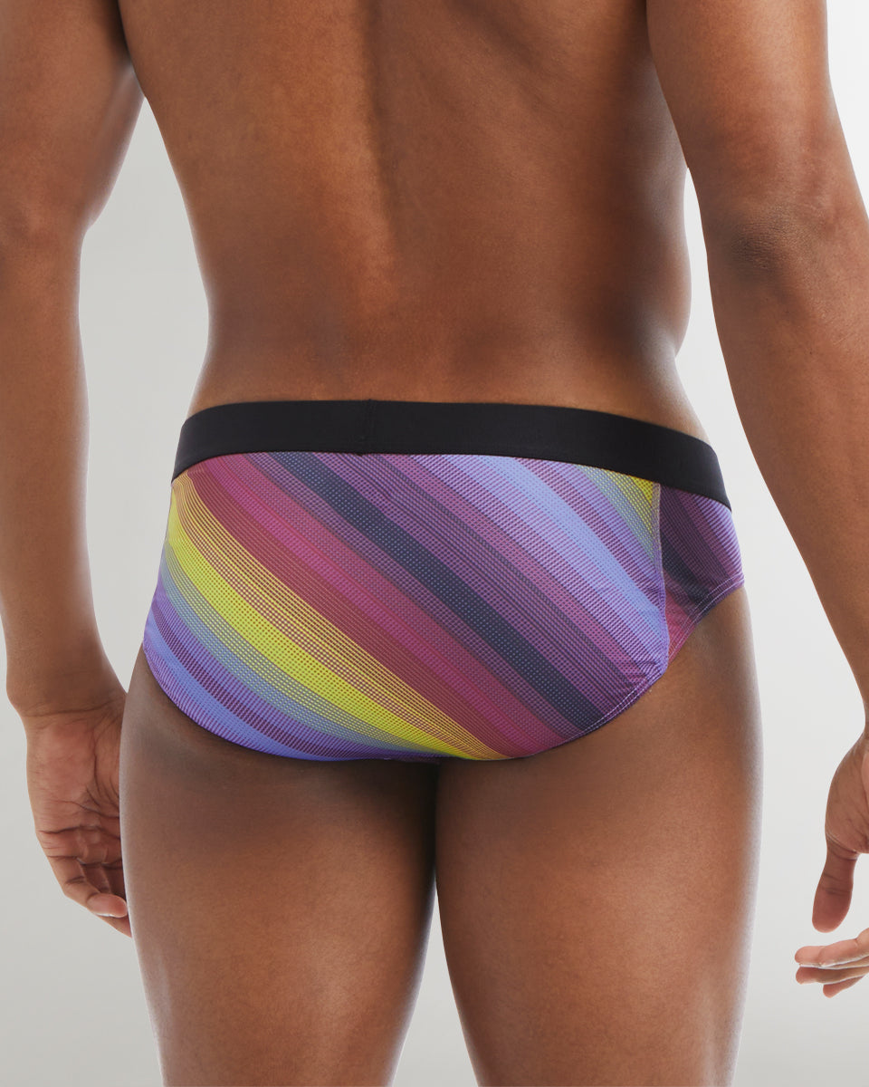 2(X)IST Sliq Brief 2(X)IST Sliq Brief Sunset-stripe