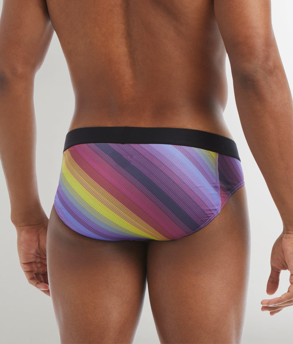 2(X)IST Sliq Brief 2(X)IST Sliq Brief Sunset-stripe