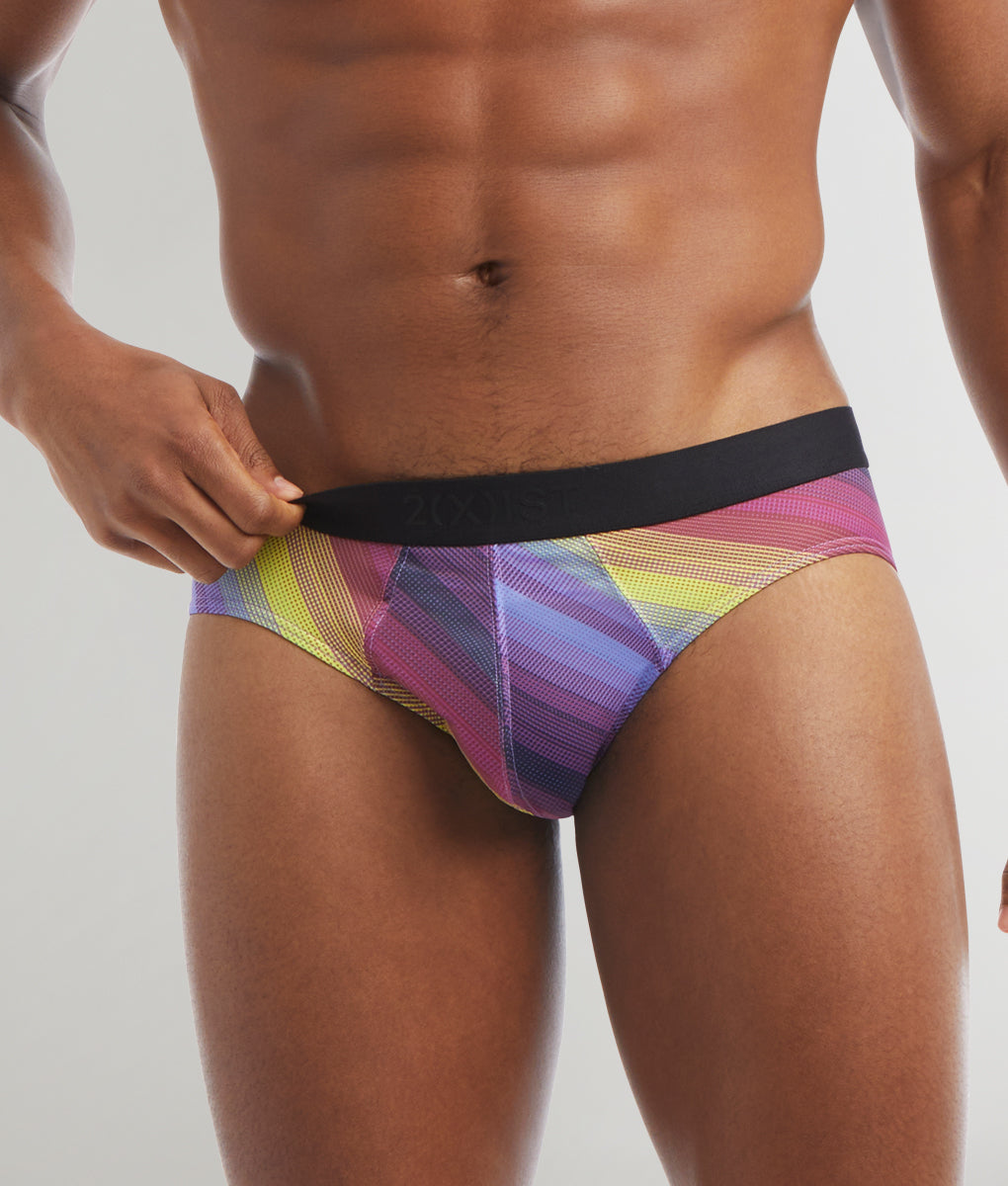 2(X)IST Sliq Brief 2(X)IST Sliq Brief Sunset-stripe
