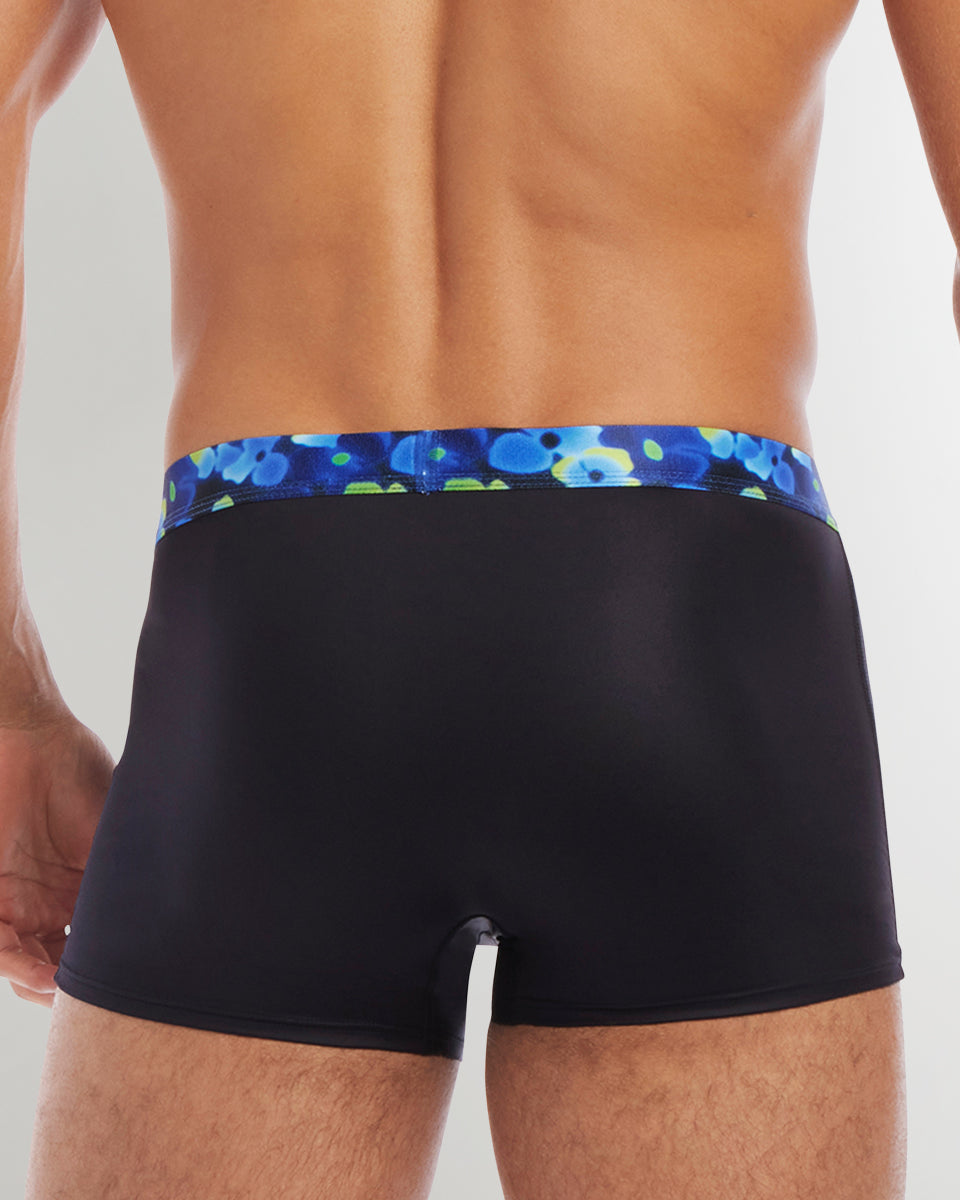 2(X)IST Sliq Trunk 2(X)IST Sliq Trunk Black-beauty-w-ghost-flower-waistband