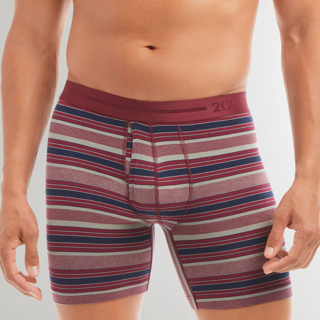 2(X)ist Dream Boxer Brief 2(X)ist Dream Boxer Brief Raspberry-fudge-stripe