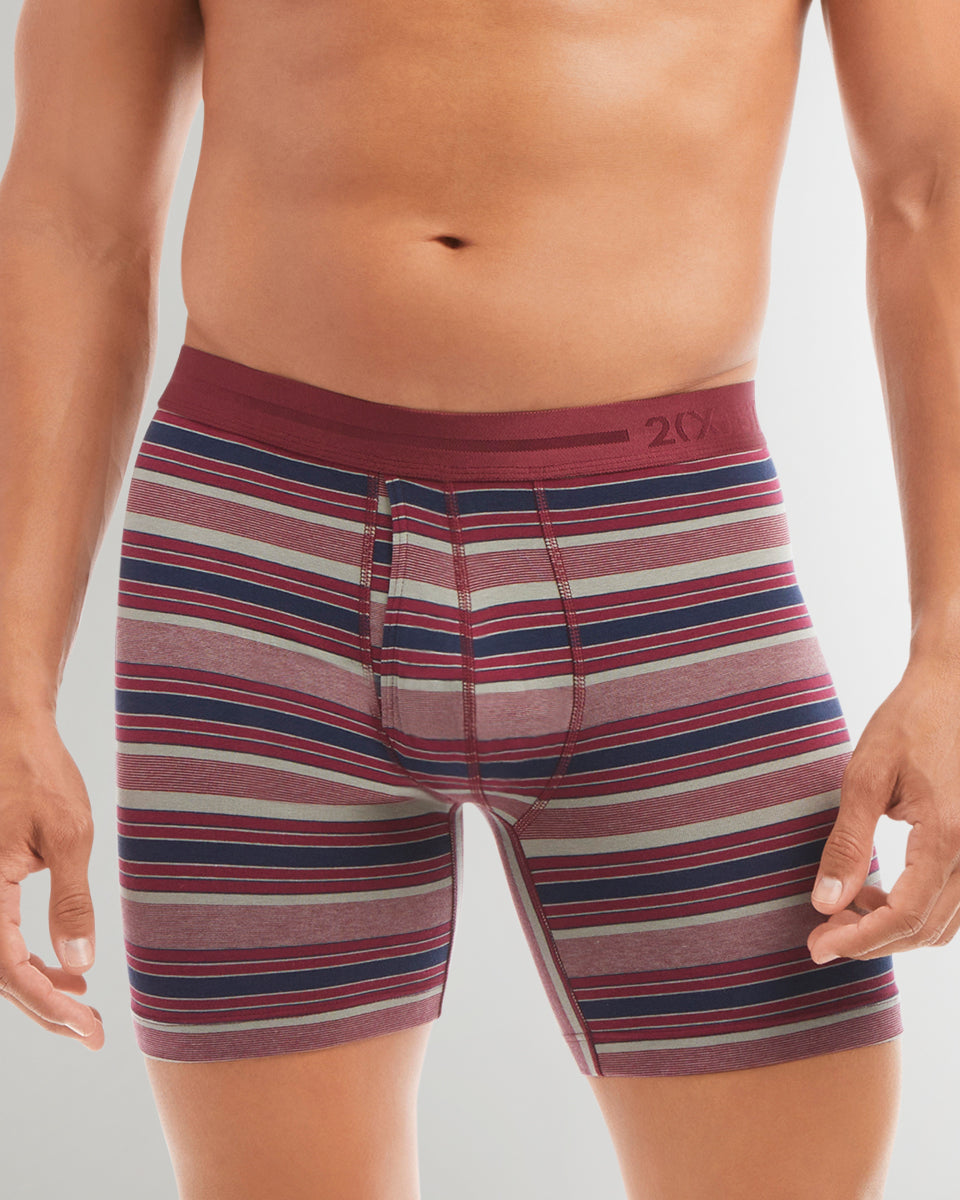 2(X)ist Dream Boxer Brief 2(X)ist Dream Boxer Brief Raspberry-fudge-stripe