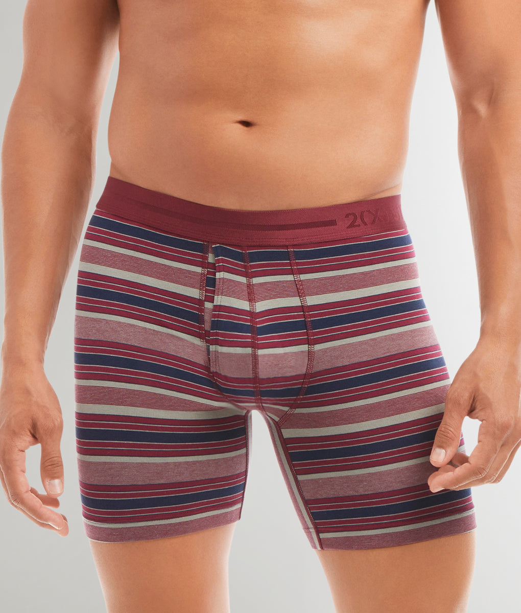 2(X)ist Dream Boxer Brief 2(X)ist Dream Boxer Brief Raspberry-fudge-stripe