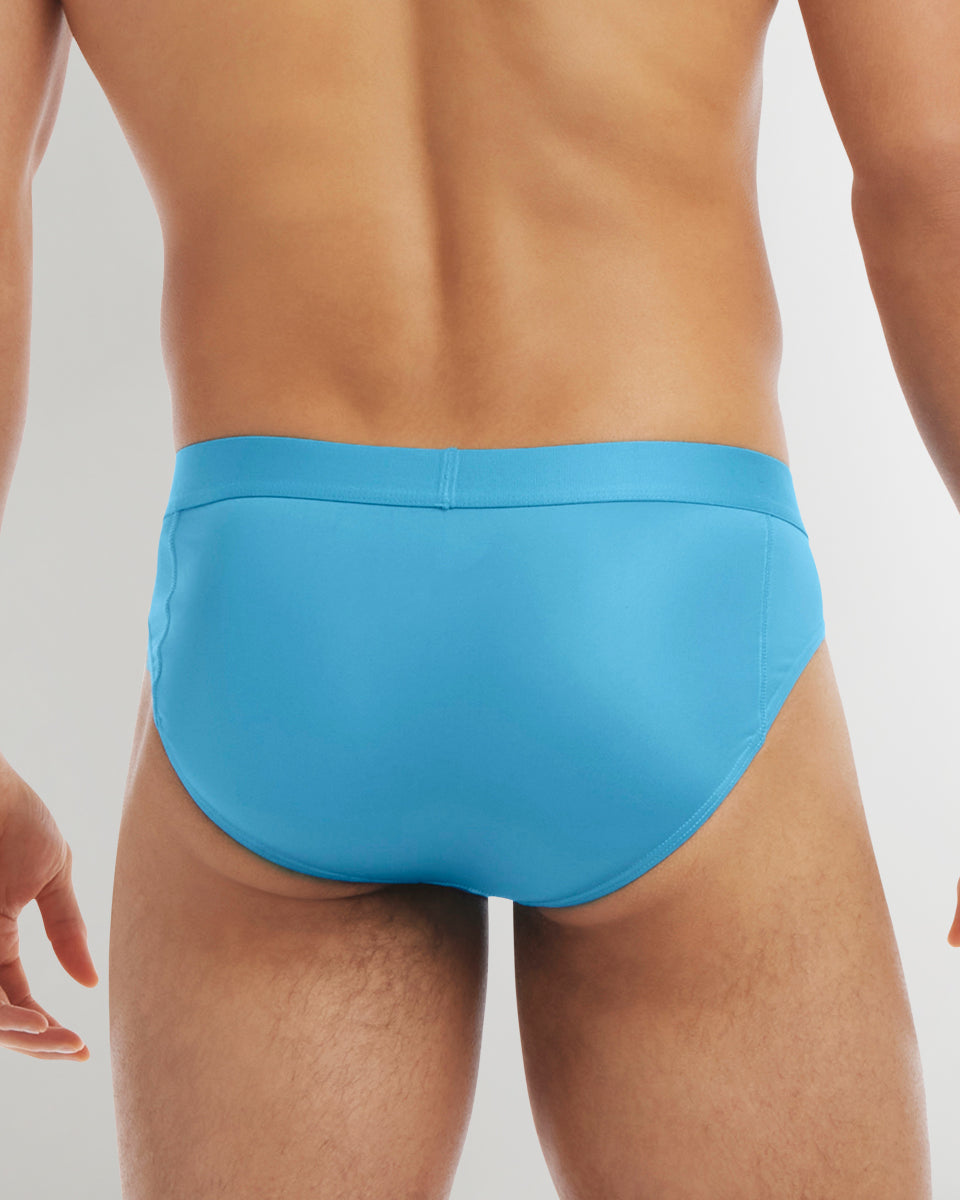 2(X)IST SLIQ Low Rise Brief Malibu-blue