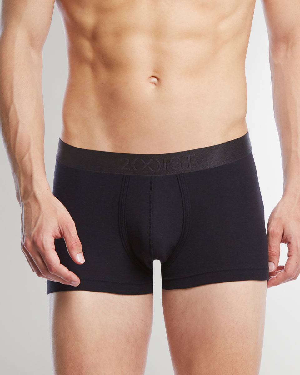 2xist Pima Cotton Trunk Black