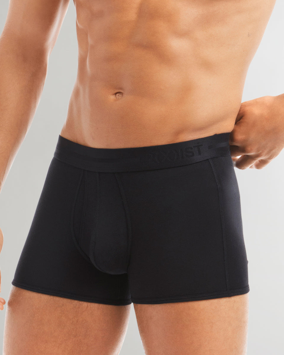 2(X)IST Luxe Low Rise Trunk 2(X)IST Luxe Low Rise Trunk Black-beauty