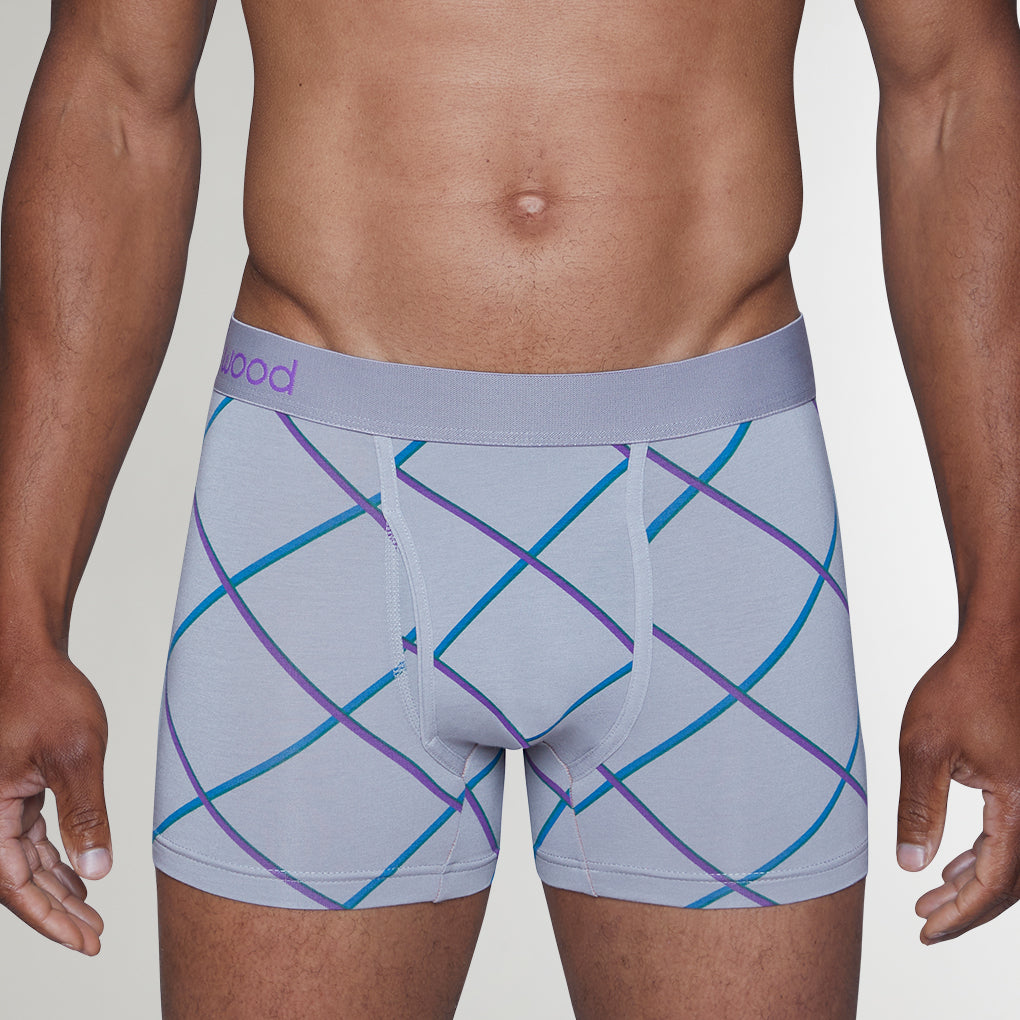 Wood Boxer Brief with Fly Crosscut
