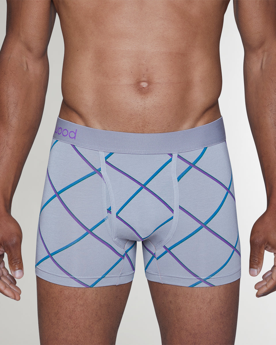 Wood Boxer Brief with Fly Crosscut