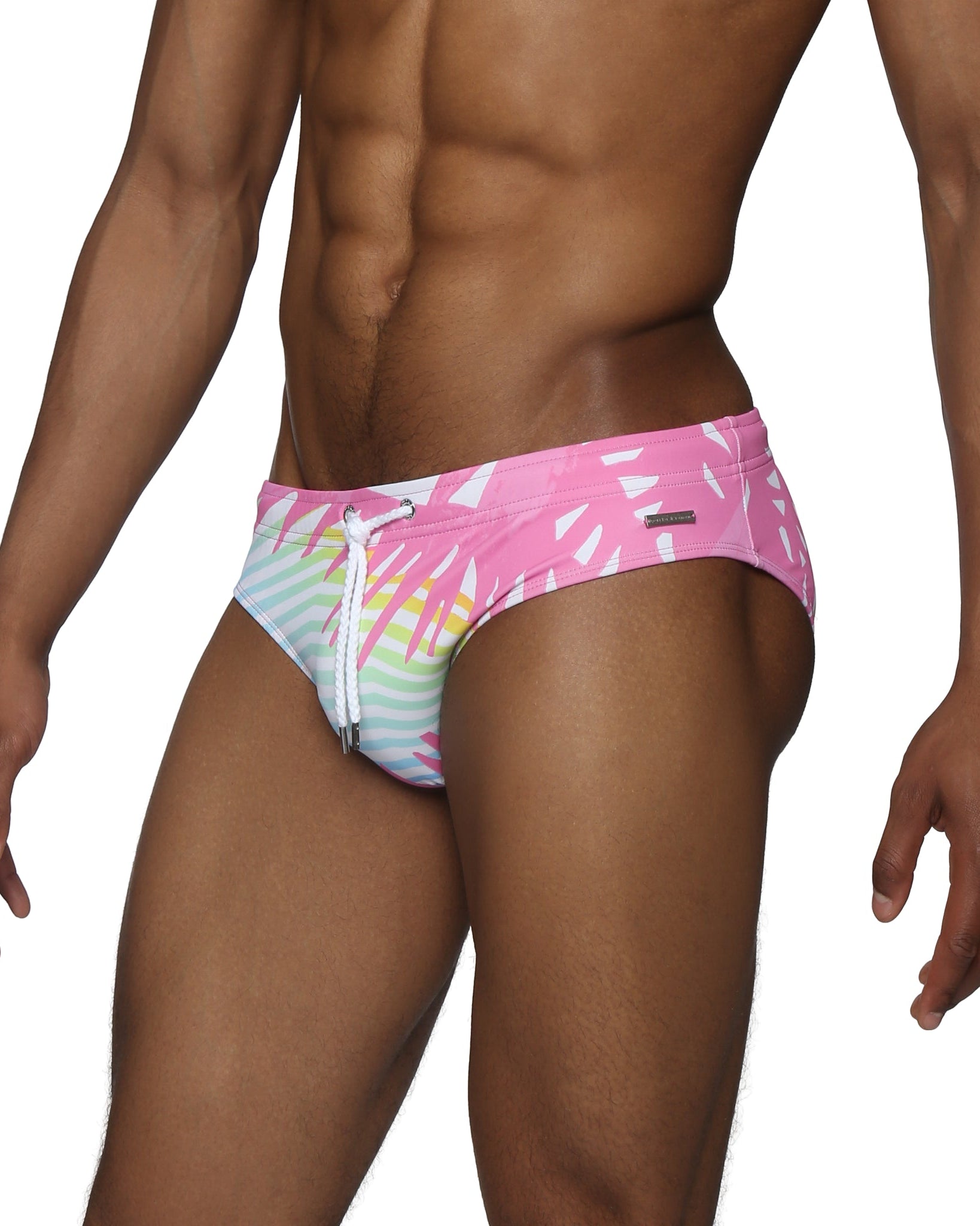 Parke & Ronen Candy Praia Meridian Bikini - mens swim briefs side view