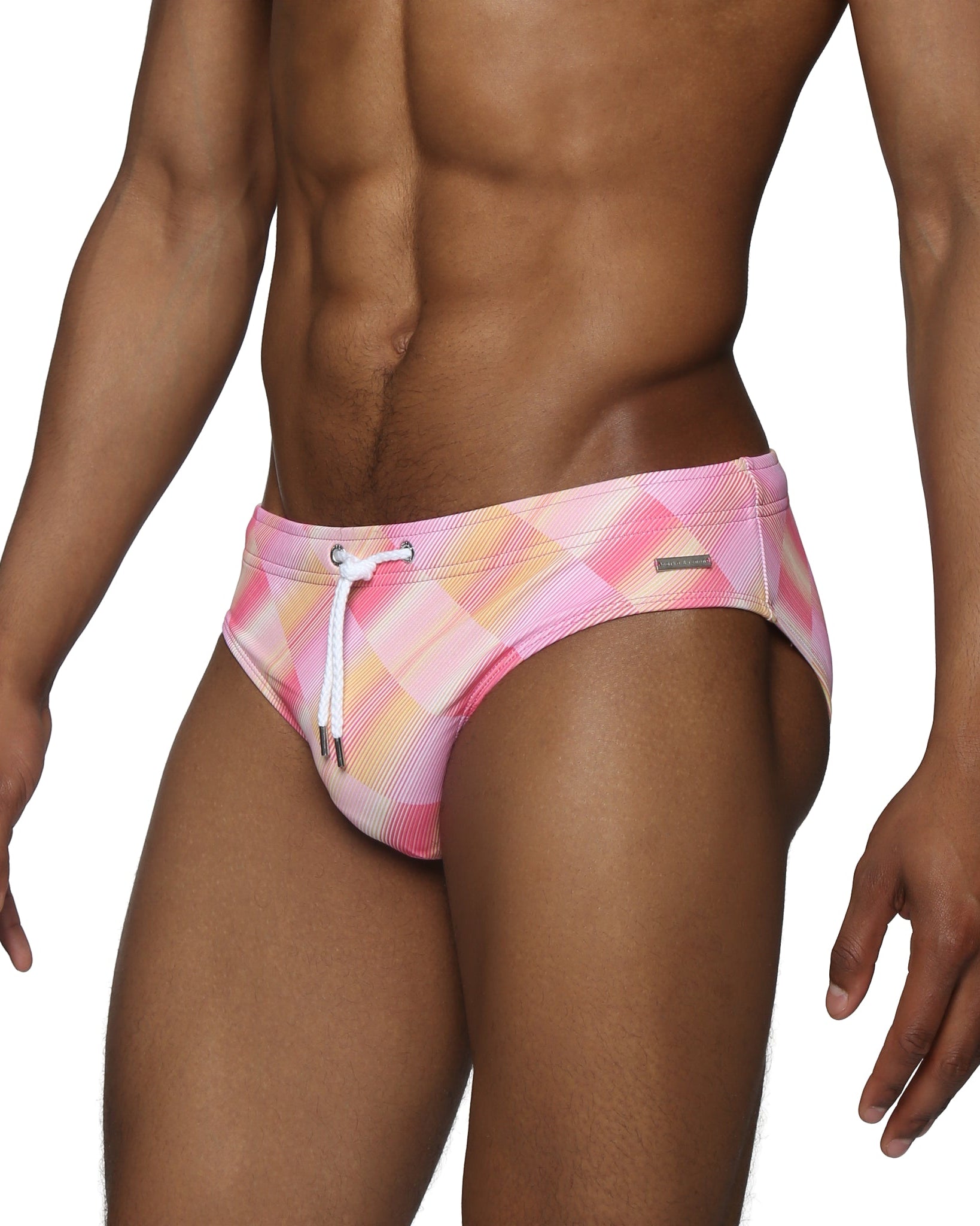 Parke & Ronen Sunset Twilo Meridian Bikini - mens swim briefs side view