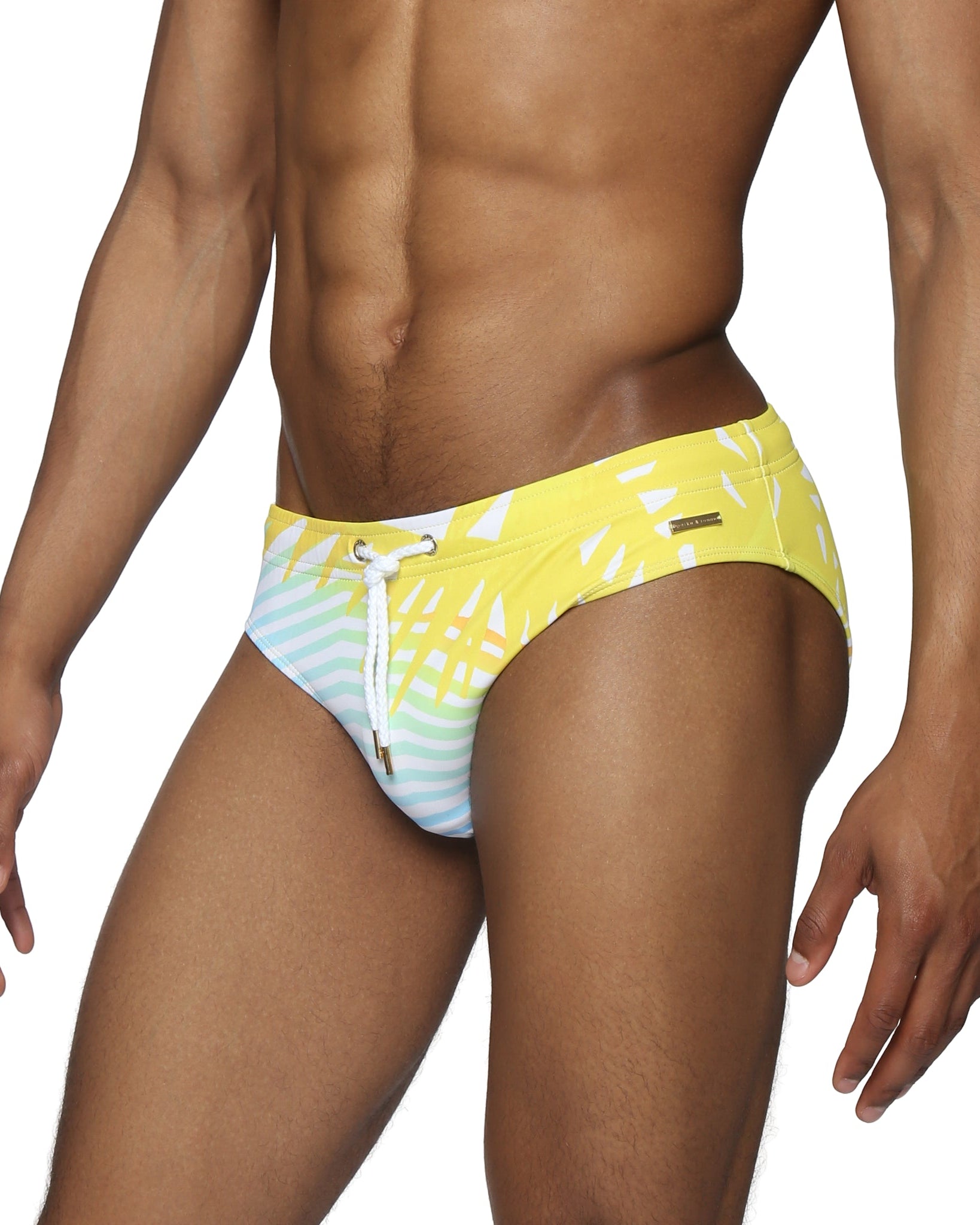 Parke & Ronen Sun Praia Meridian Bikini - mens swim briefs side view