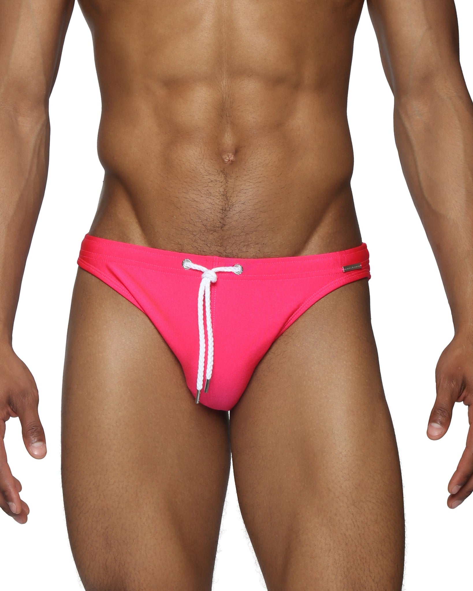 Parke & Ronen Electric Fuchsia Blade Bikini - mens swim briefs front view