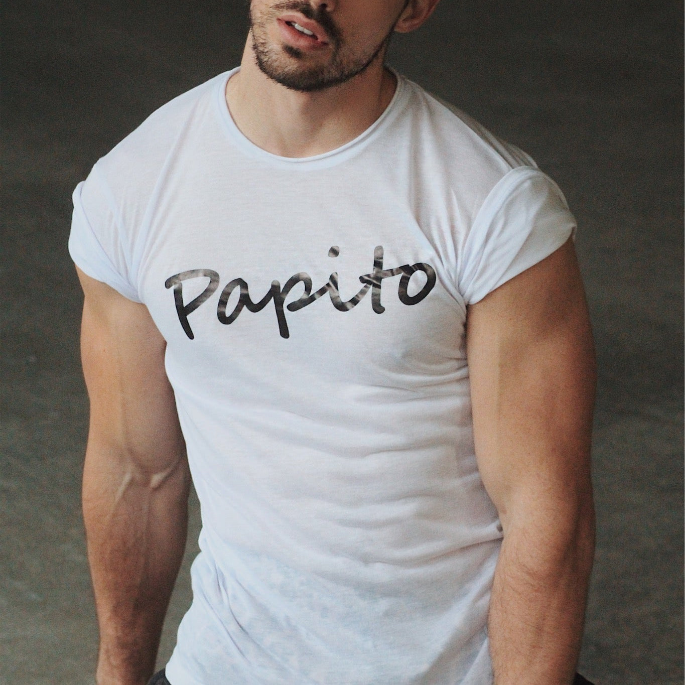 Etalon Papito Premium Tee - men's graphic tee body-forming fit, front view