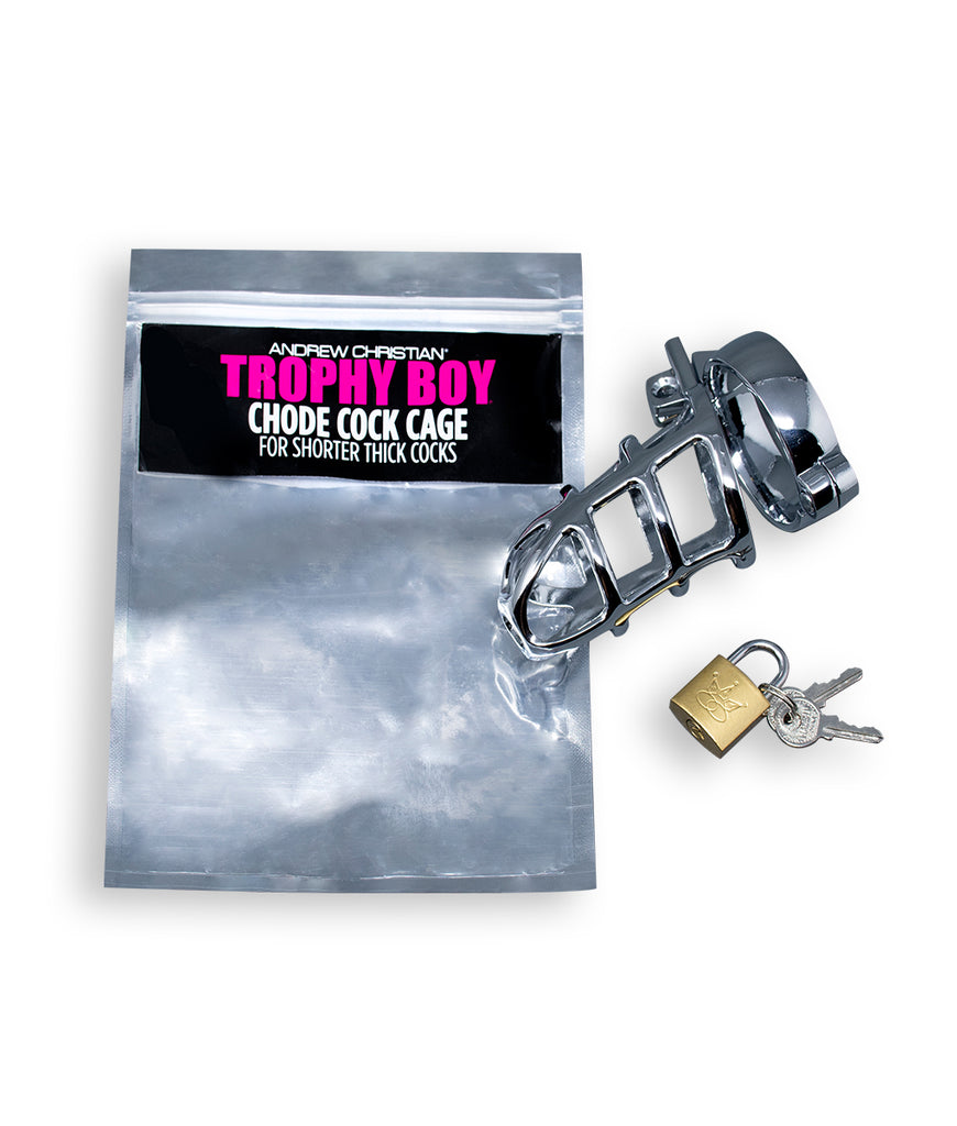 Andrew Christian TROPHY BOY Chode Cock Cage (Short/Thick) Andrew Christian TROPHY BOY Chode Cock Cage (Short/Thick) Silver