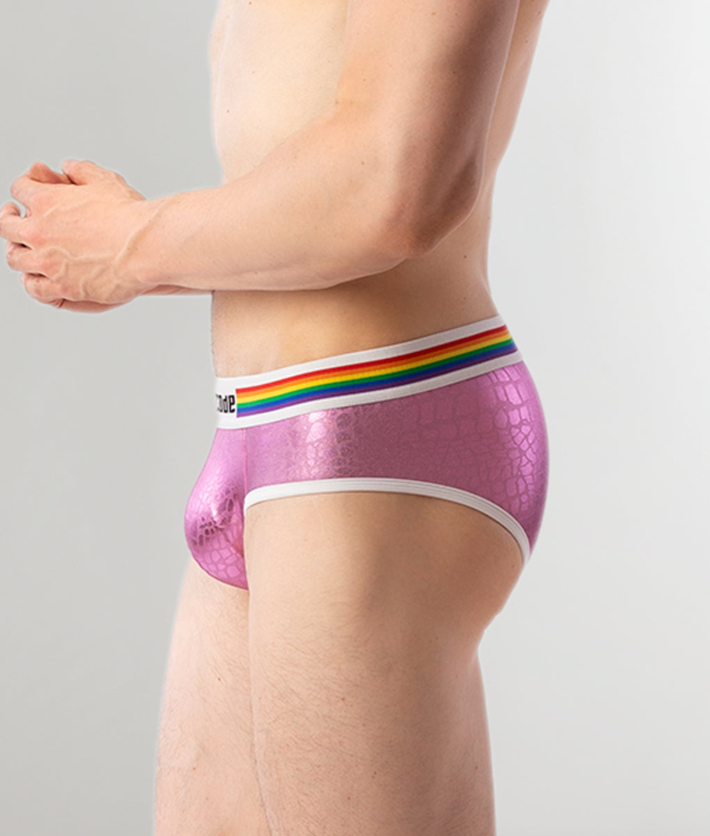 Barcode Berlin Pride Biser Brief Neonpink-white