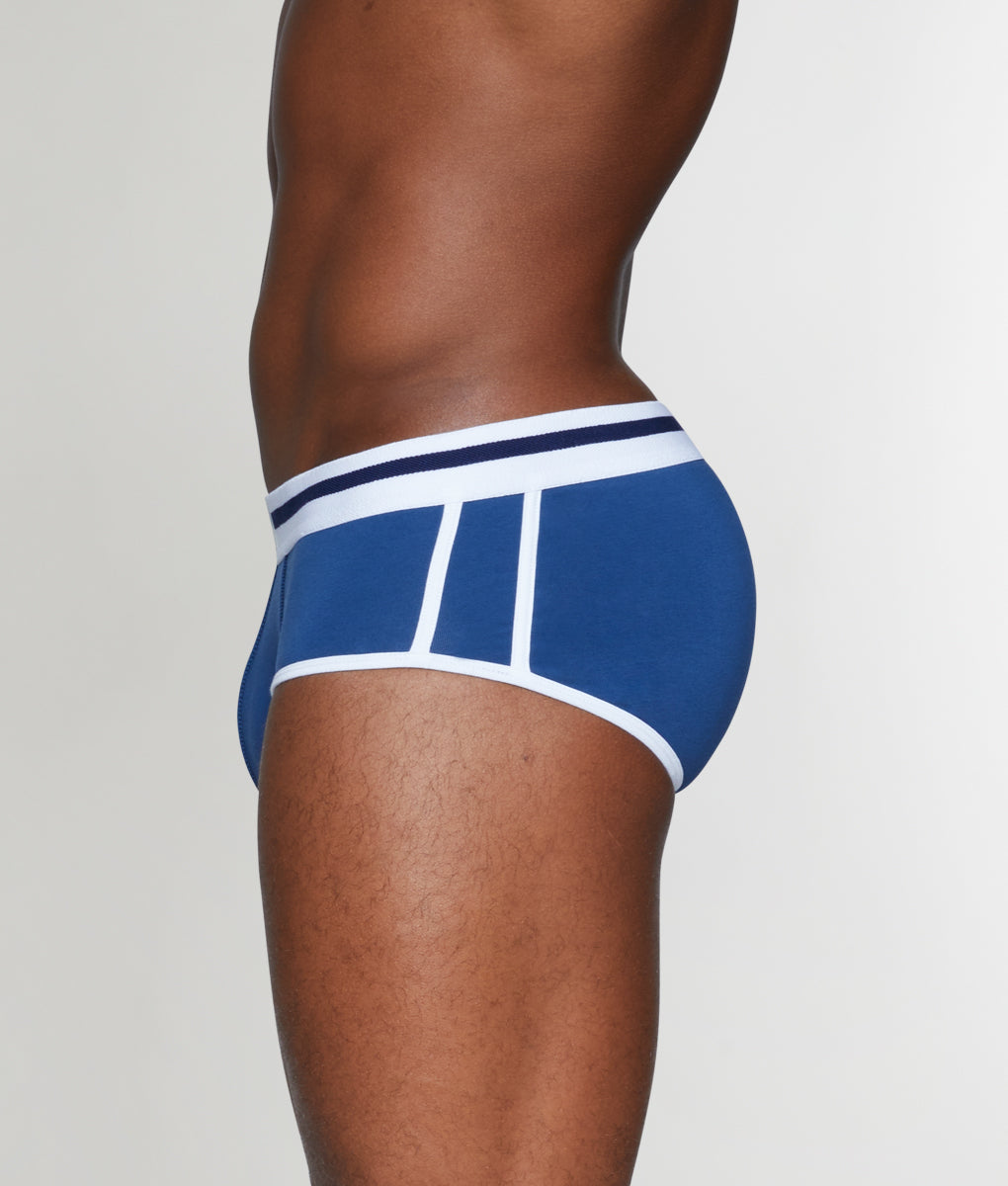 Bluebuck Nautical Brief Bluebuck Nautical Brief Navy-white