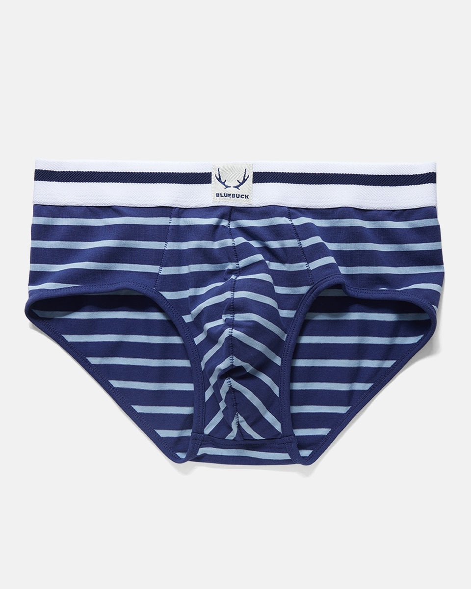 Bluebuck Nautical Brief Bluebuck Nautical Brief Light-blue-stripes