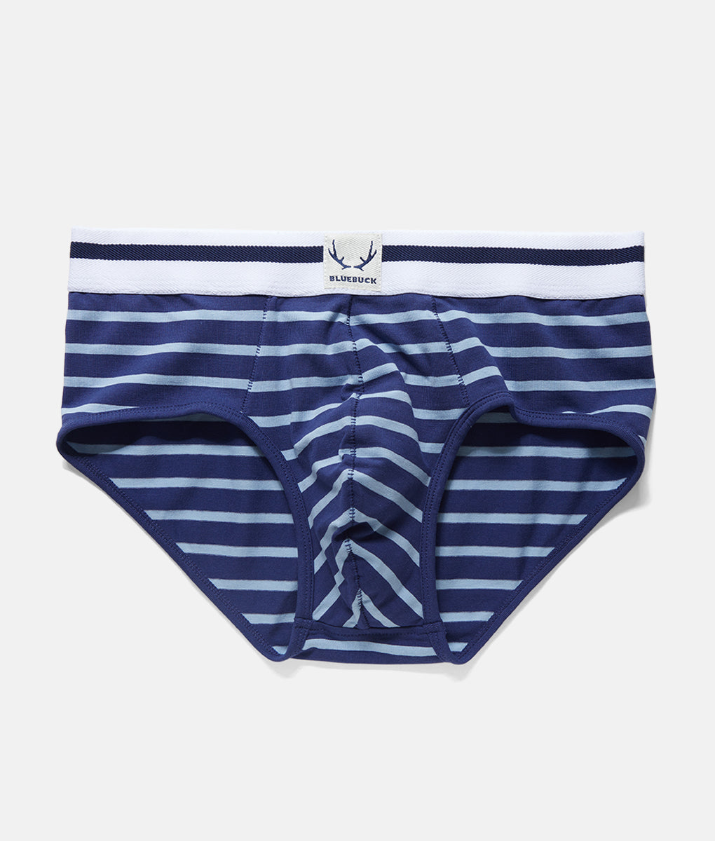 Bluebuck Nautical Brief Bluebuck Nautical Brief Light-blue-stripes