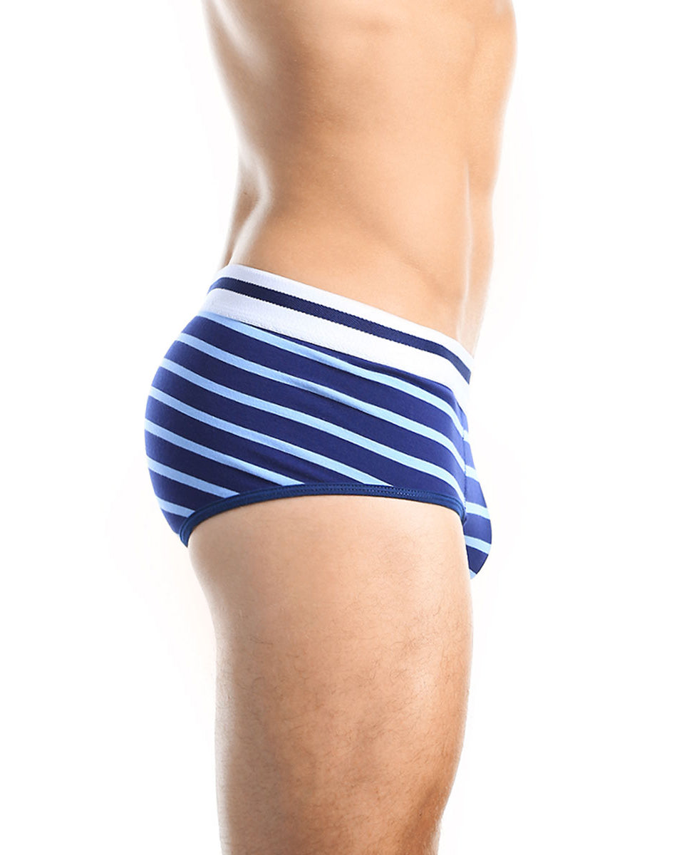 Bluebuck Nautical Brief Bluebuck Nautical Brief Light-blue-stripes