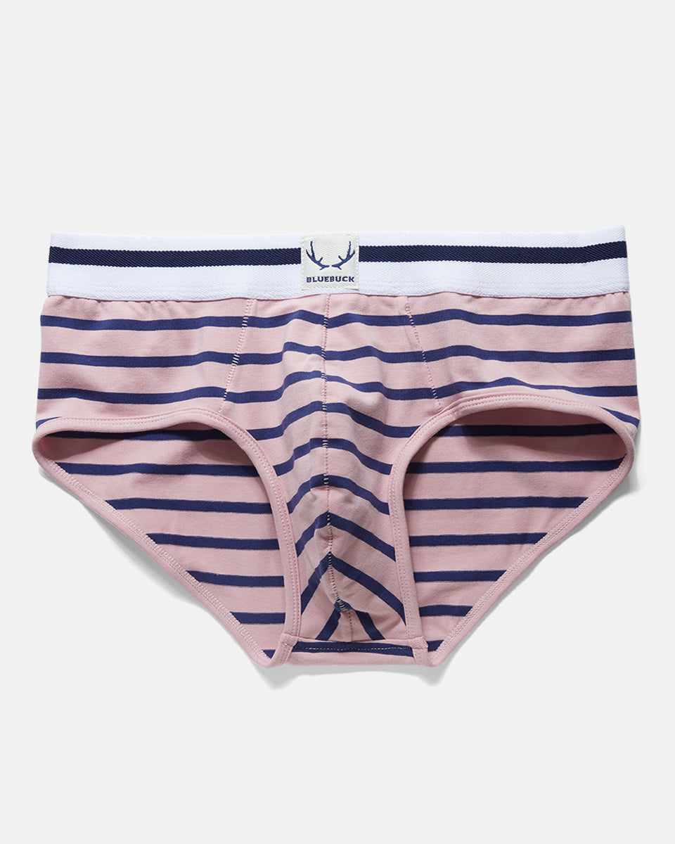 Bluebuck Nautical Brief Bluebuck Nautical Brief Pinknavy-stripes