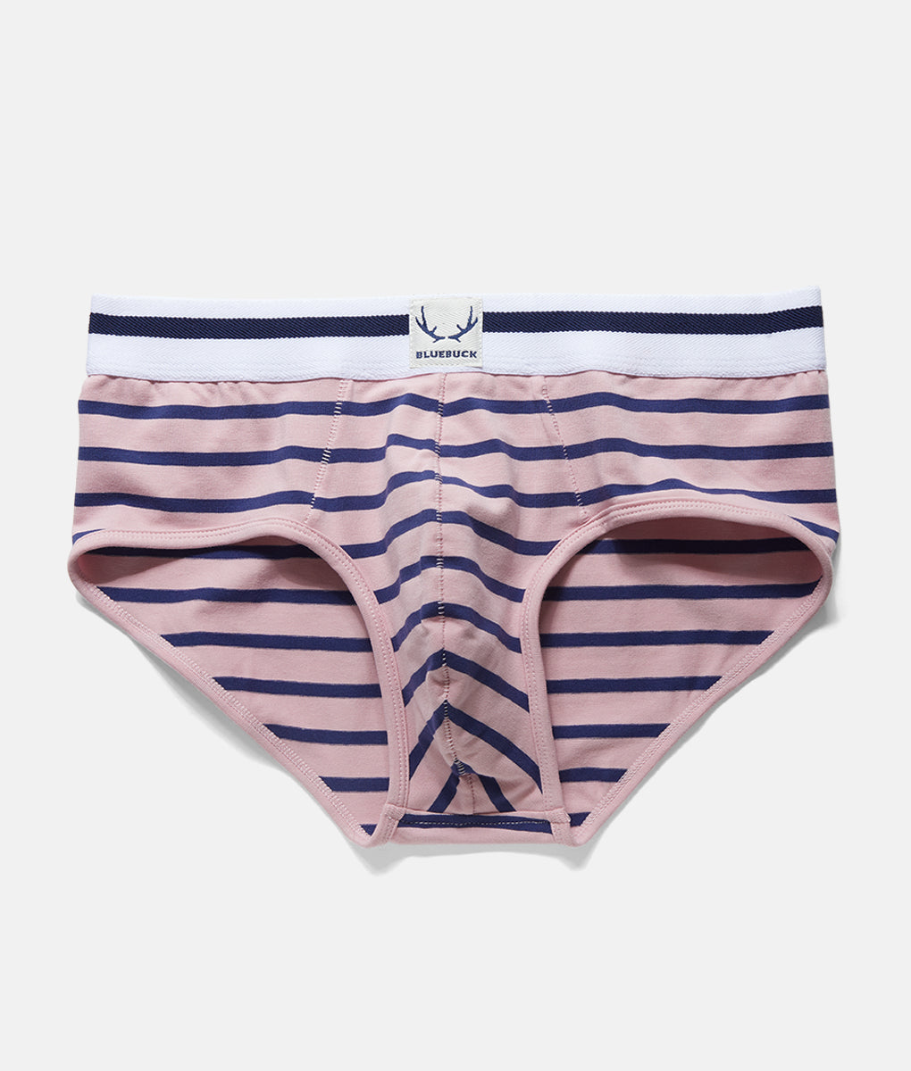Bluebuck Nautical Brief Bluebuck Nautical Brief Pinknavy-stripes