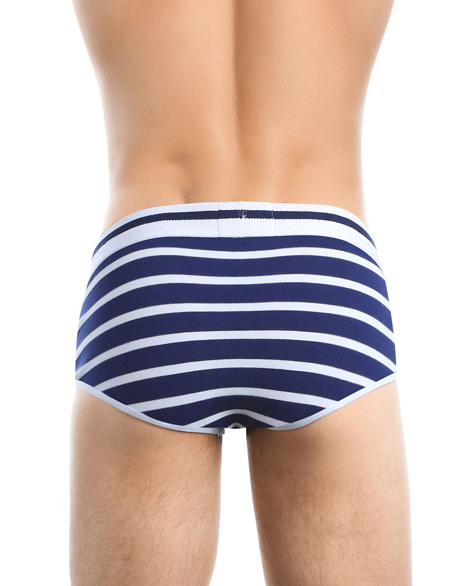 Bluebuck Nautical Brief Bluebuck Nautical Brief Navywhite-stripes