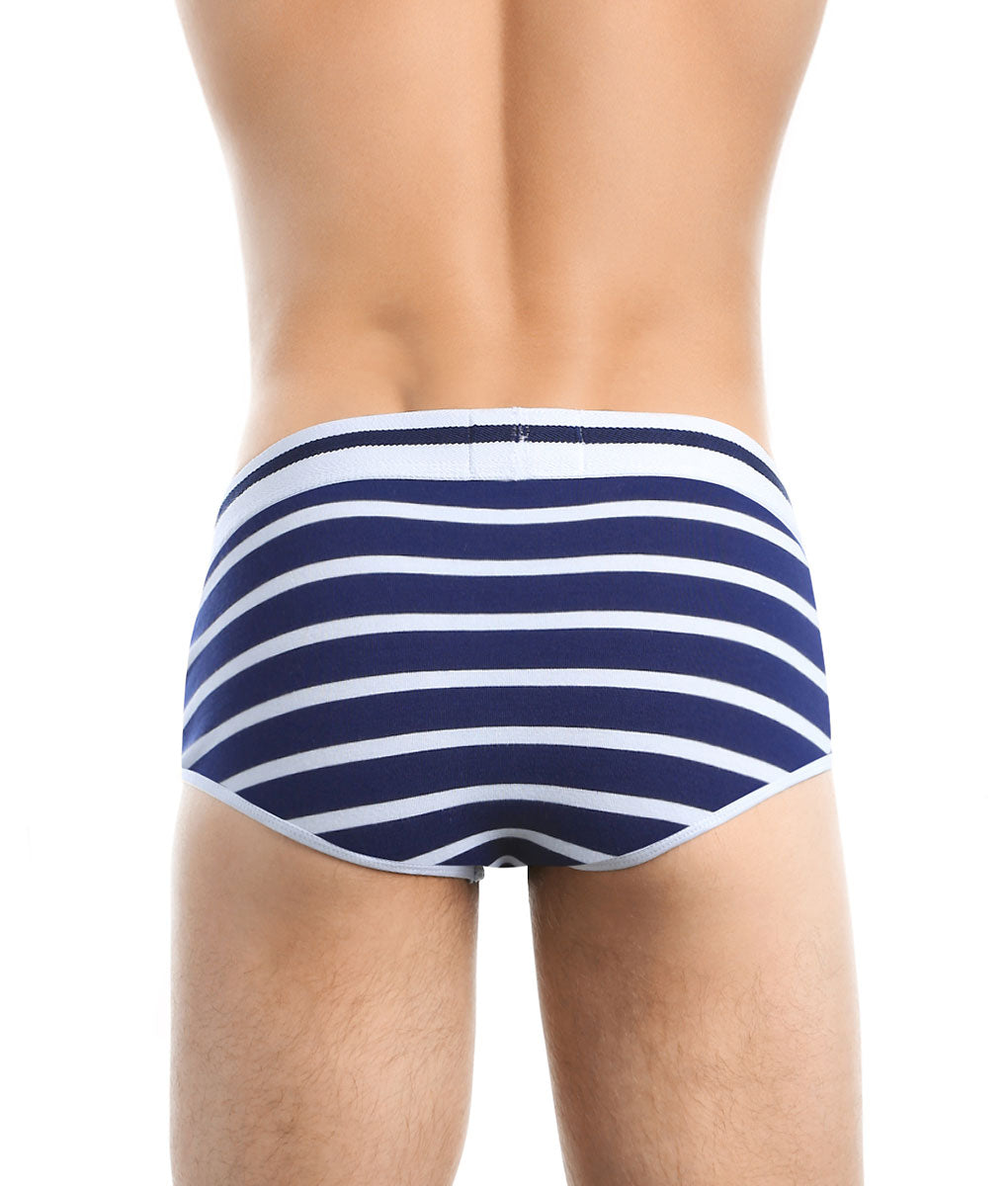 Bluebuck Nautical Brief Bluebuck Nautical Brief Navywhite-stripes