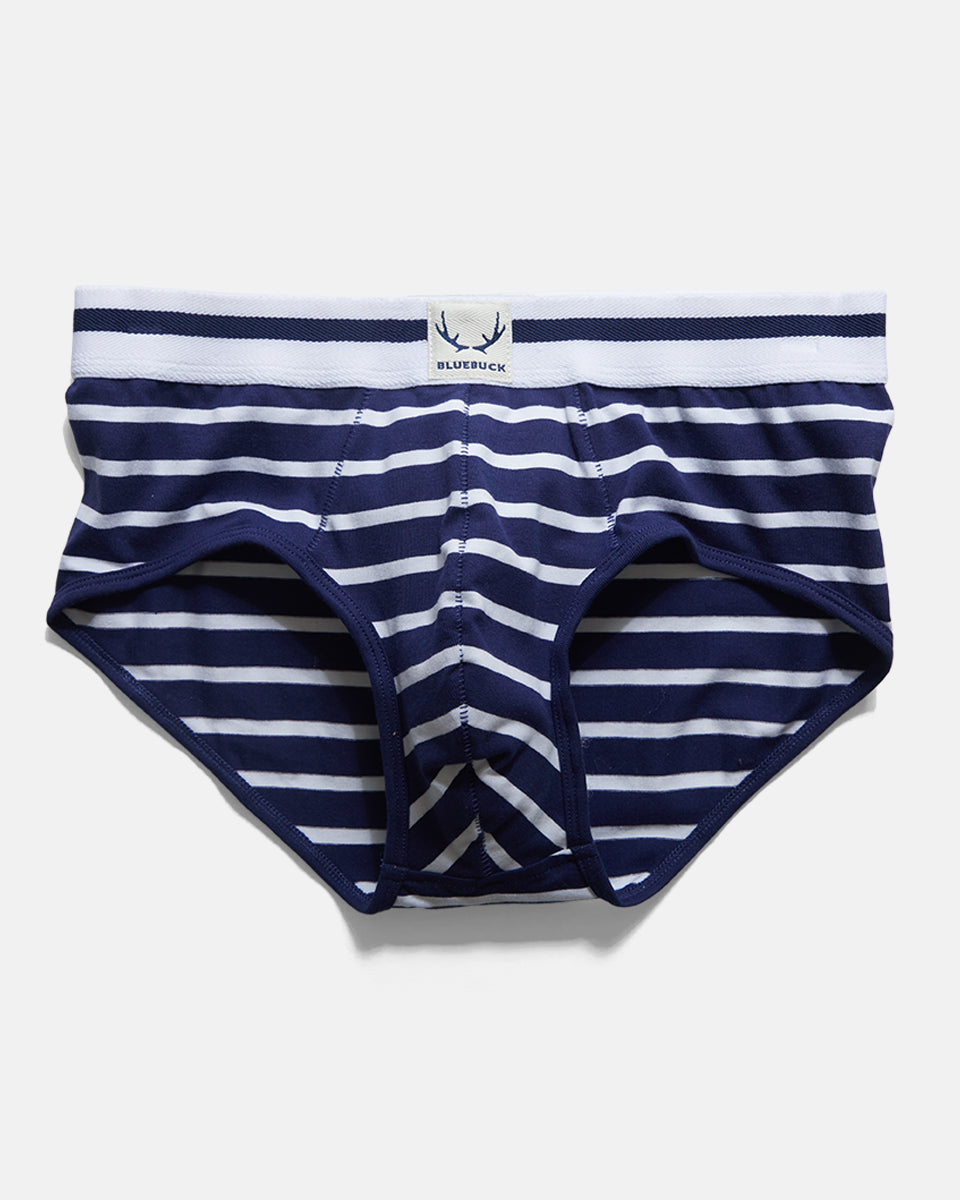 Bluebuck Nautical Brief Bluebuck Nautical Brief Navywhite-stripes