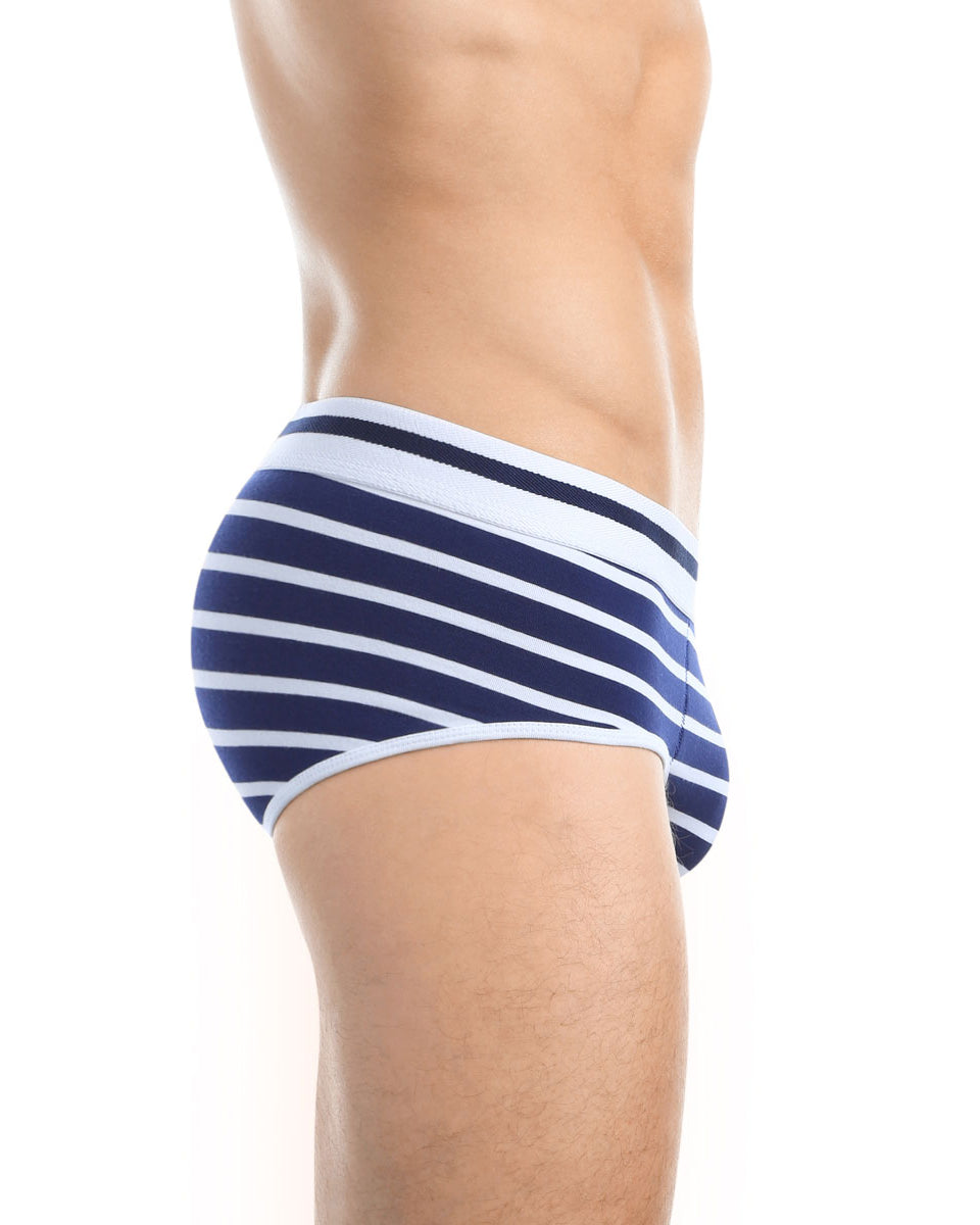 Bluebuck Nautical Brief Bluebuck Nautical Brief Navywhite-stripes