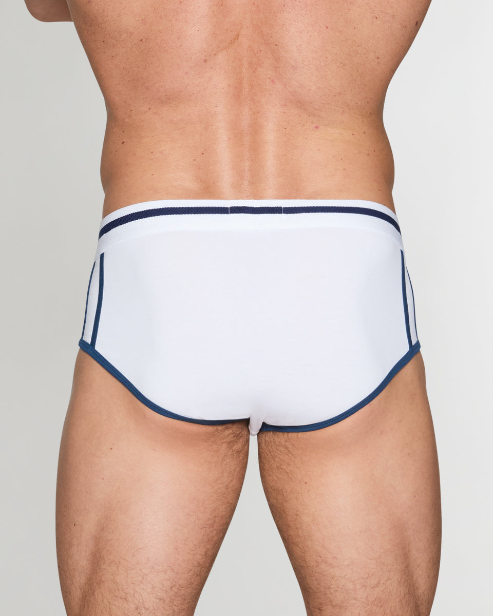 Bluebuck Nautical Brief Bluebuck Nautical Brief White-w-navy-blue-border