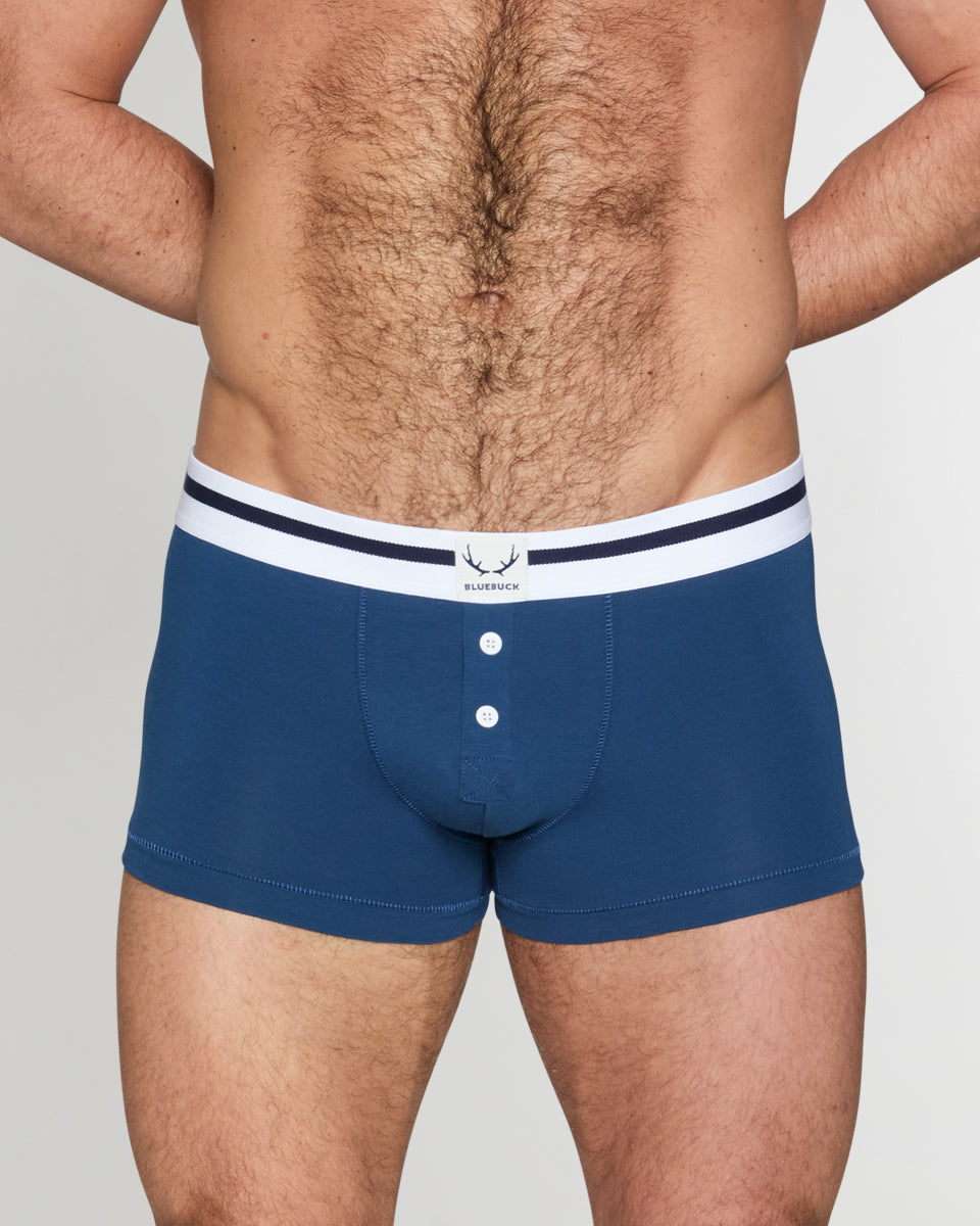 Bluebuck Nautical Trunk Bluebuck Nautical Trunk Navy-blue-w-white-buttons