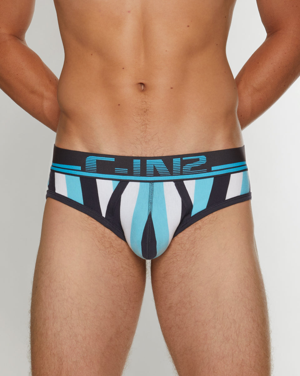 C-IN2 Super Bright Lo No Show Profile Brief C-IN2 Super Bright Lo No Show Profile Brief Blue-stripe