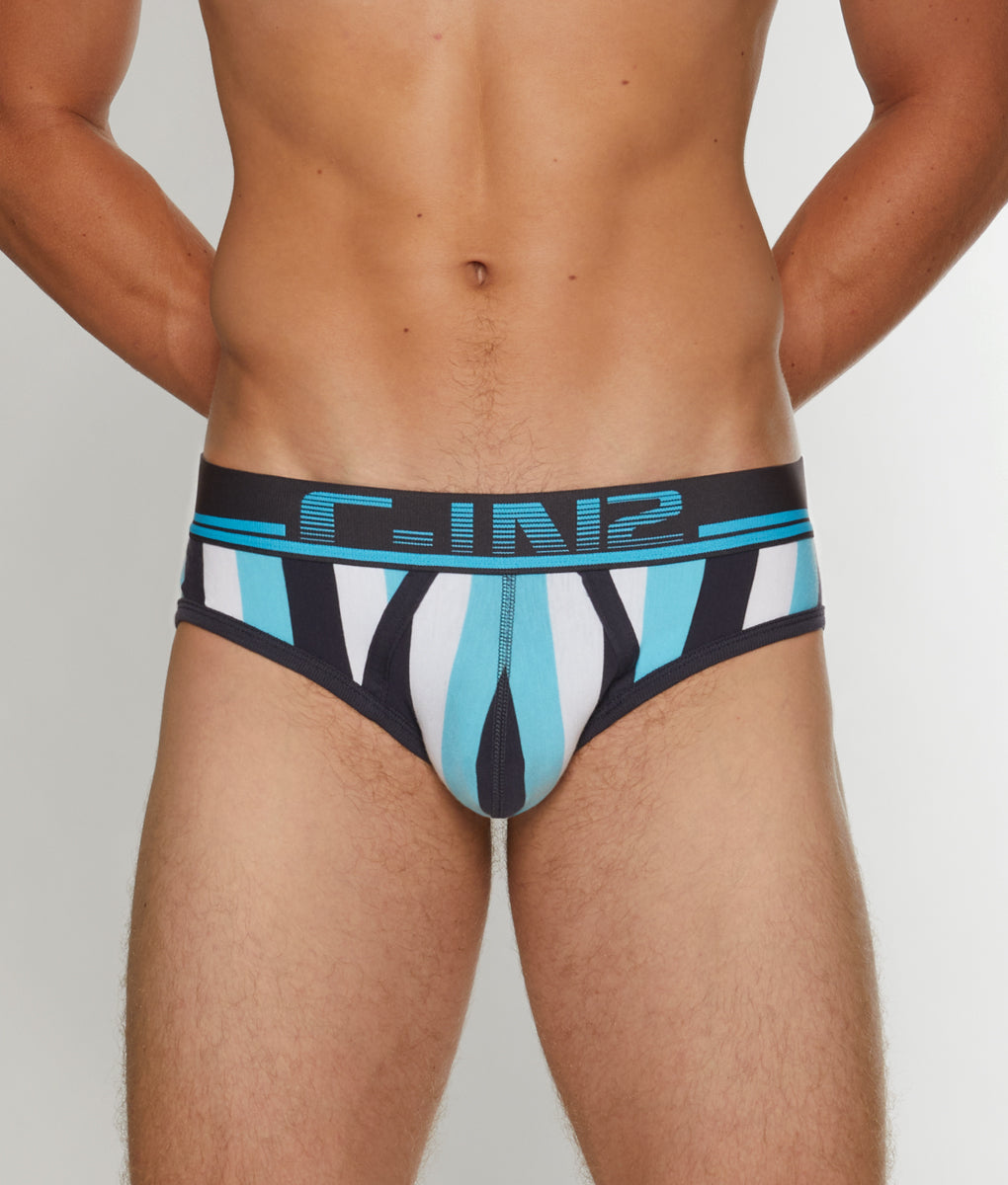 C-IN2 Super Bright Lo No Show Profile Brief C-IN2 Super Bright Lo No Show Profile Brief Blue-stripe