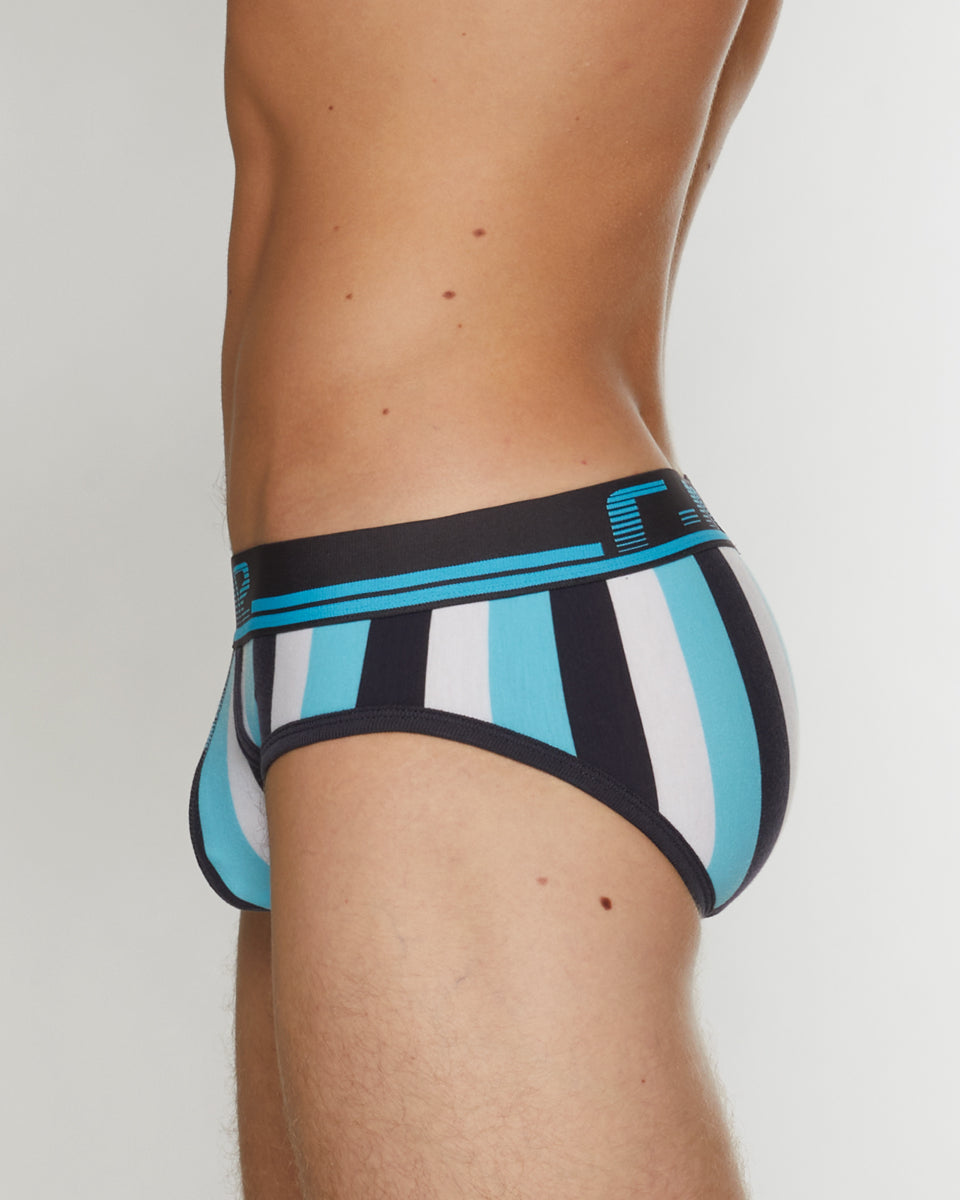 C-IN2 Super Bright Lo No Show Profile Brief C-IN2 Super Bright Lo No Show Profile Brief Blue-stripe