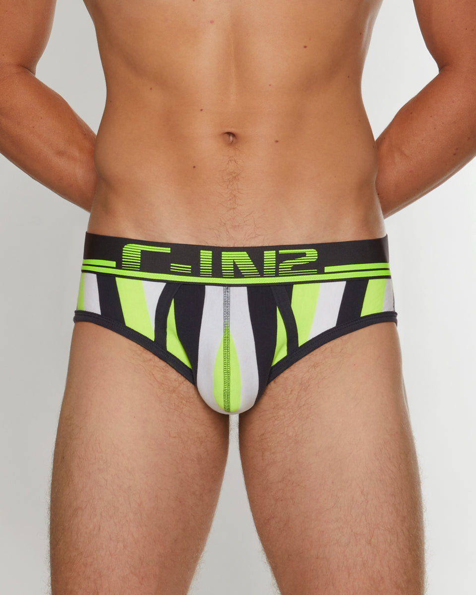 C-IN2 Super Bright Lo No Show Profile Brief C-IN2 Super Bright Lo No Show Profile Brief Yellow-stripe