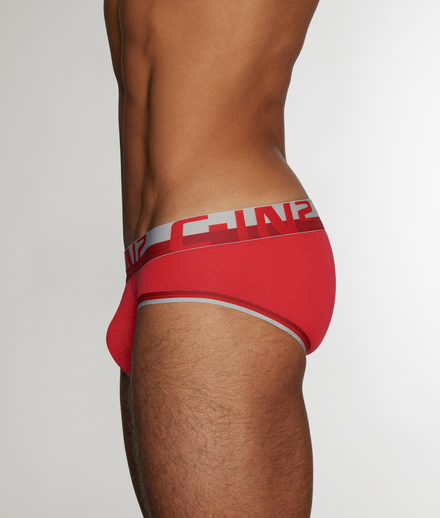 C-IN2 Mesh Low Rise Brief C-IN2 Mesh Low Rise Brief Randall-red