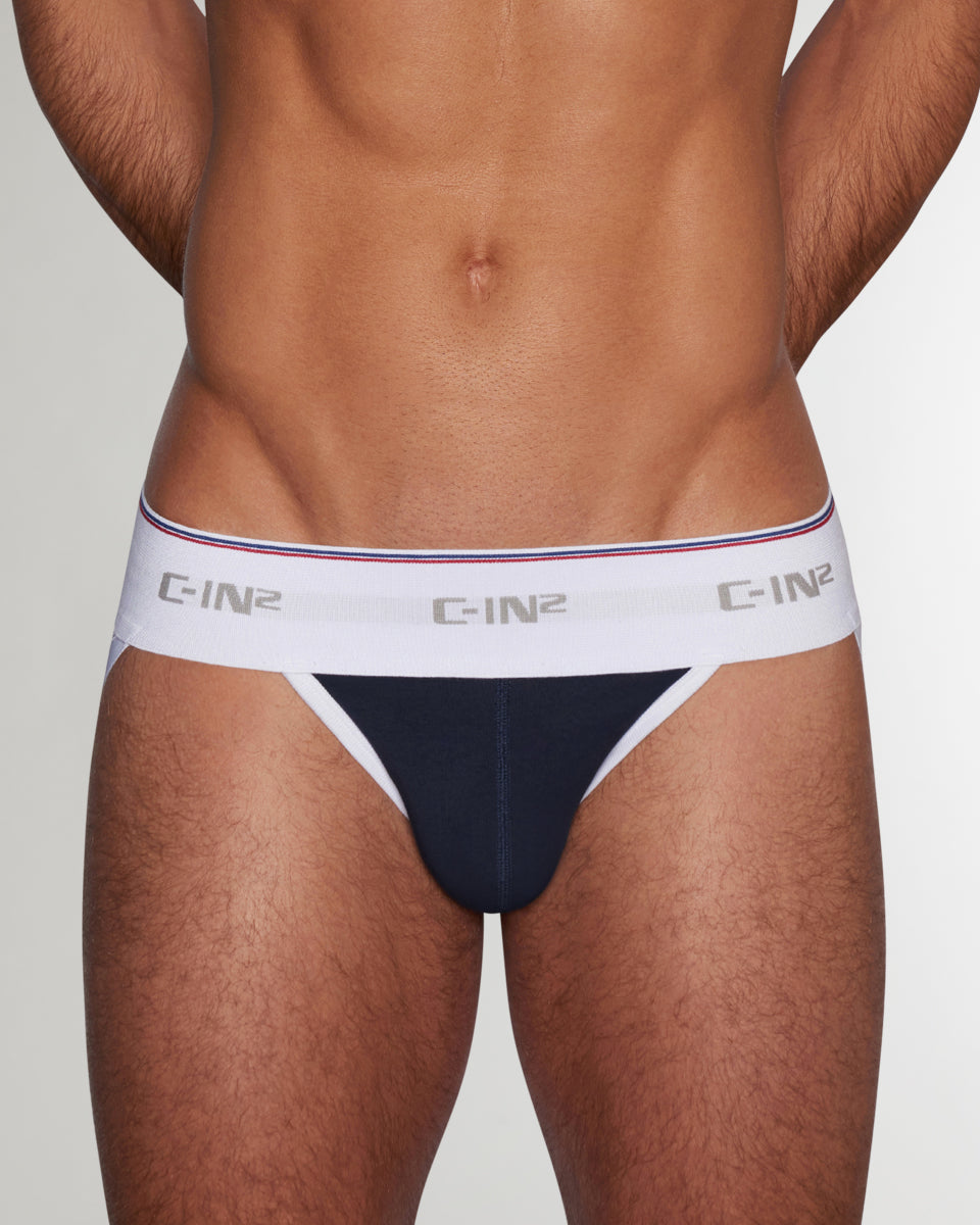 C-IN2 Throwback Dash Jockstrap C-IN2 Throwback Dash Jockstrap Black