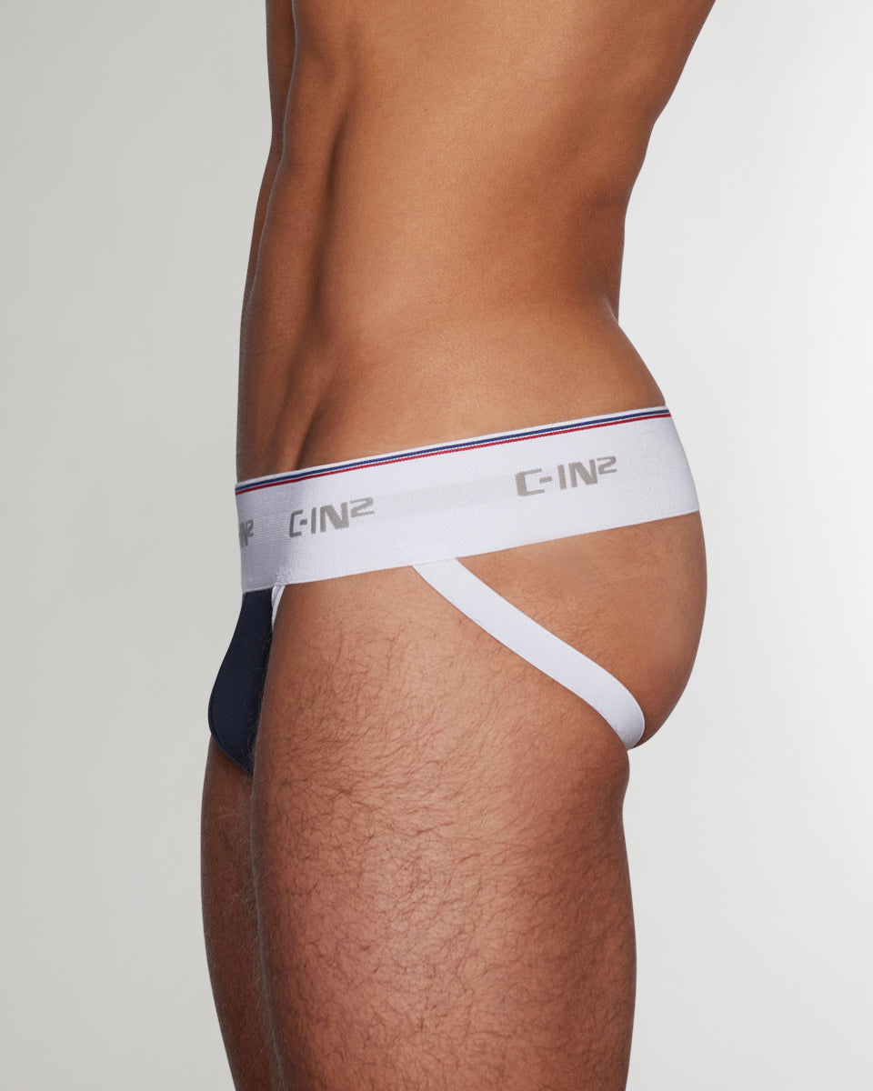 C-IN2 Throwback Dash Jockstrap C-IN2 Throwback Dash Jockstrap Black