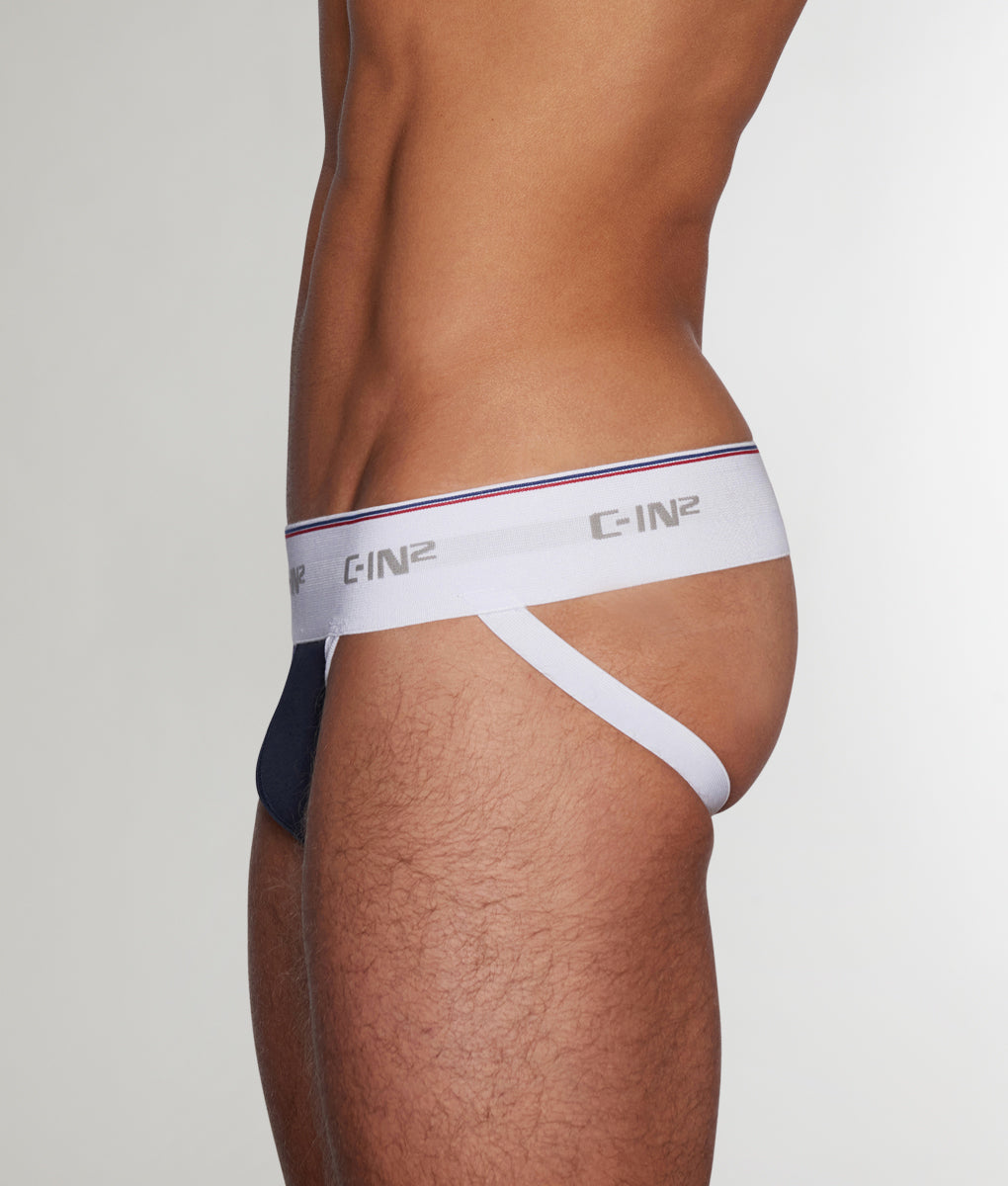 C-IN2 Throwback Dash Jockstrap C-IN2 Throwback Dash Jockstrap Black