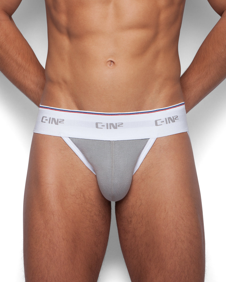 C-IN2 Throwback Dash Jockstrap C-IN2 Throwback Dash Jockstrap Dog-tag-grey