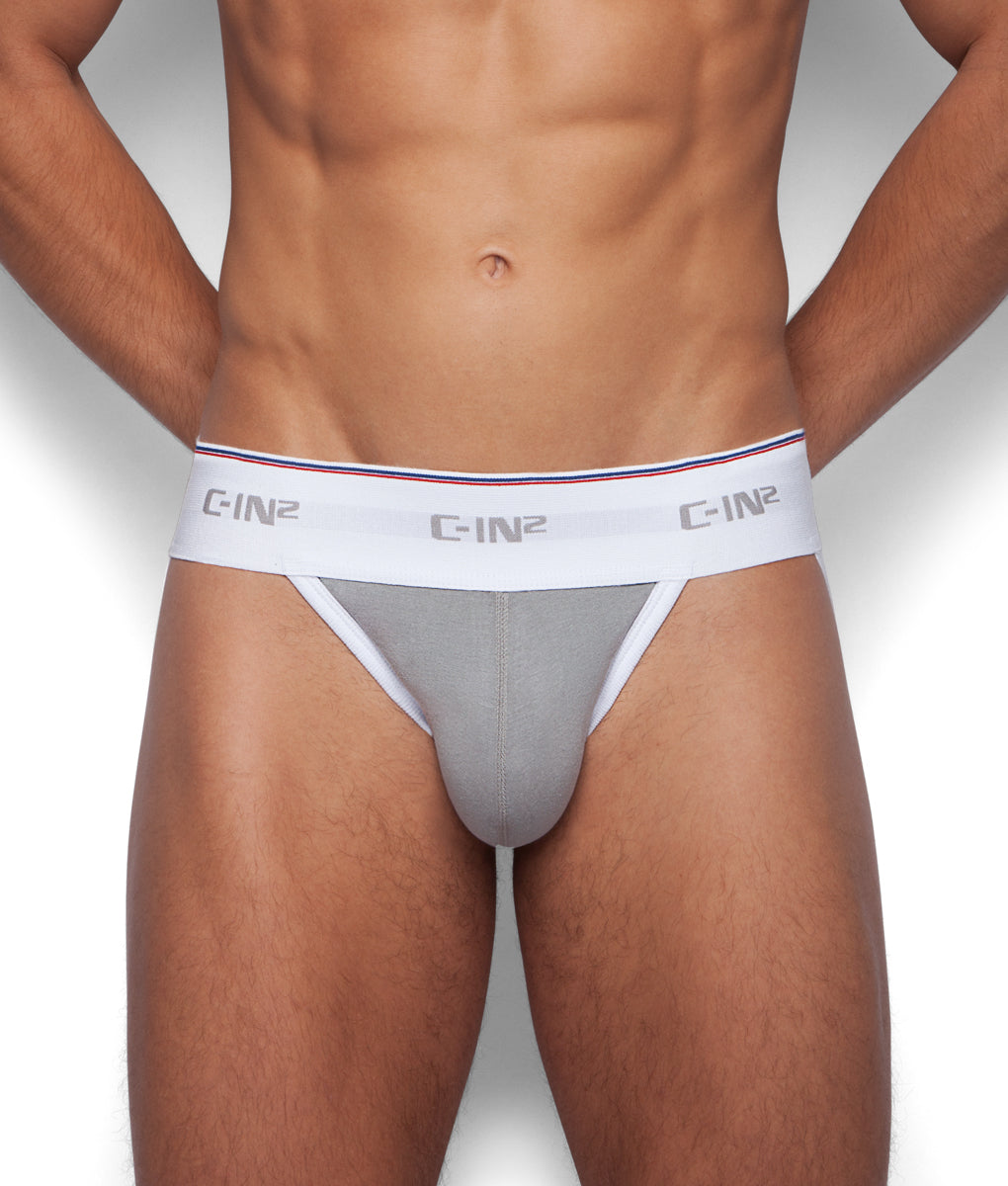 C-IN2 Throwback Dash Jockstrap C-IN2 Throwback Dash Jockstrap Dog-tag-grey