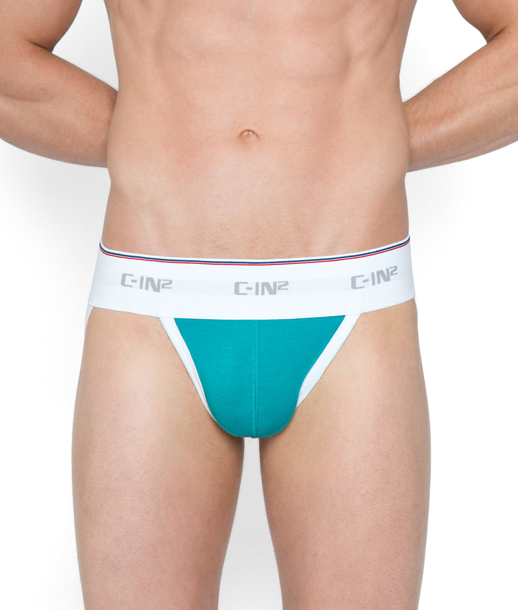 C-IN2 Throwback Dash Jockstrap C-IN2 Throwback Dash Jockstrap Vice-green