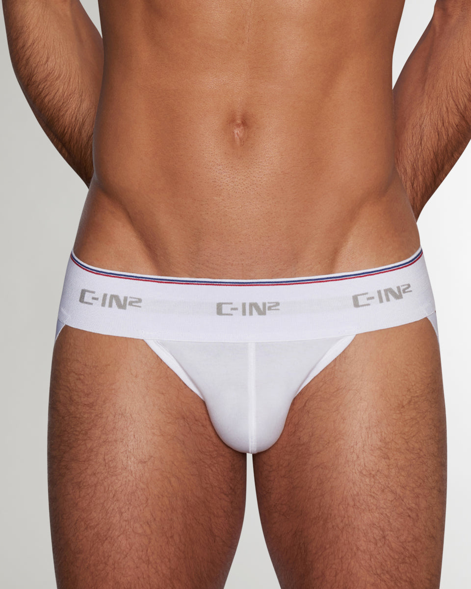 C-IN2 Throwback Dash Jockstrap C-IN2 Throwback Dash Jockstrap White